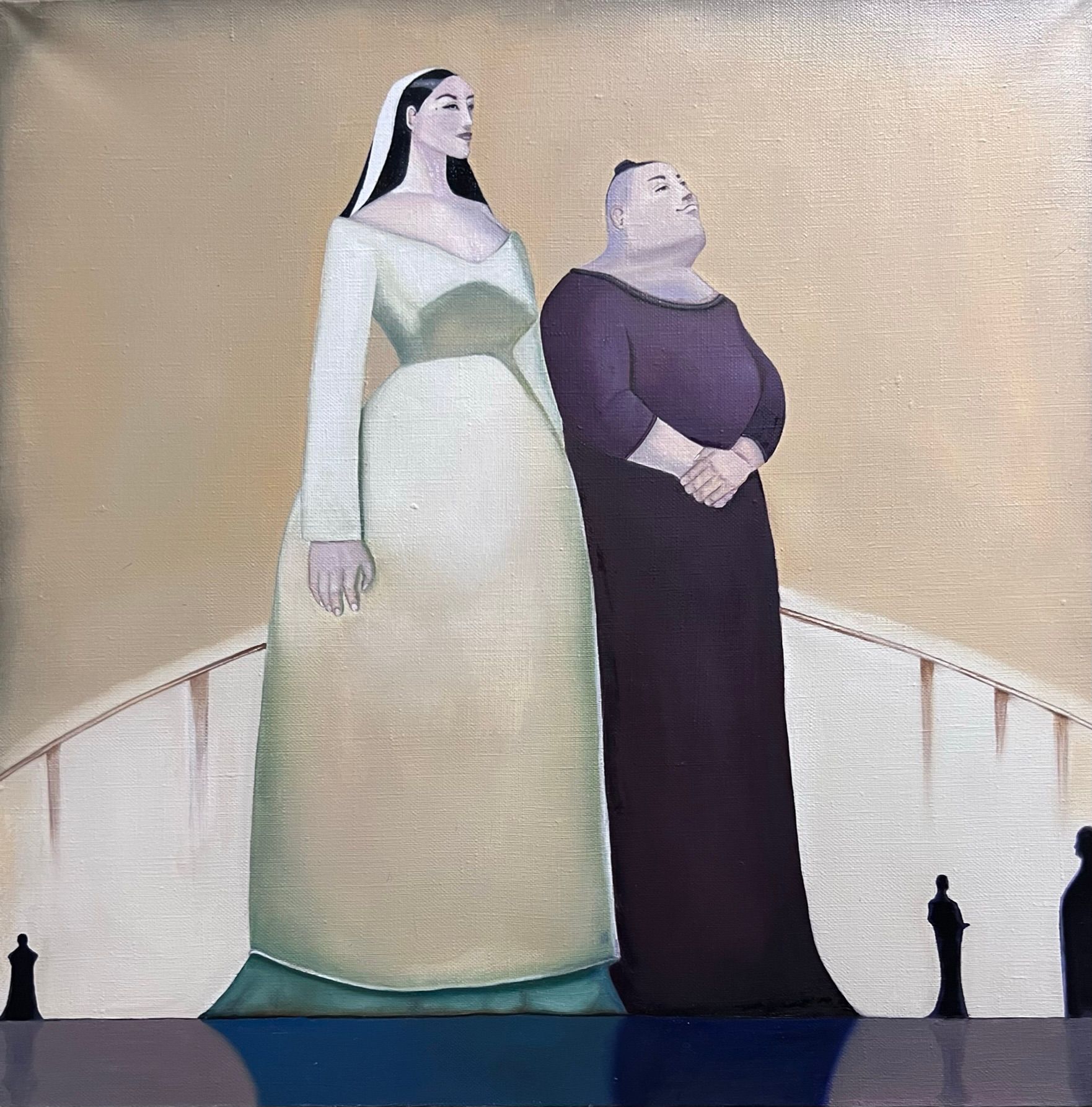 Нина Григель (Картина, живопись - 
                  50 x 50 см) Тайный союз