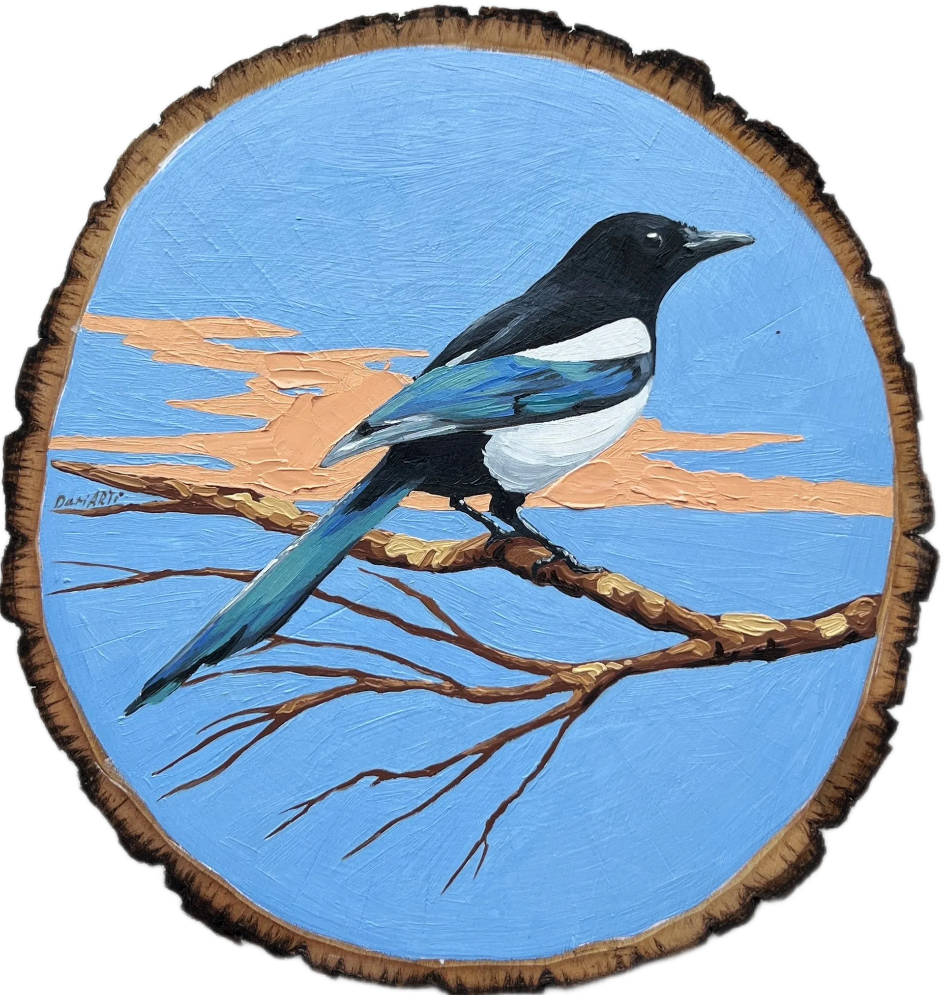 Дарья Палагина (Картина, живопись - 
                  20 x 20 см) Вестница