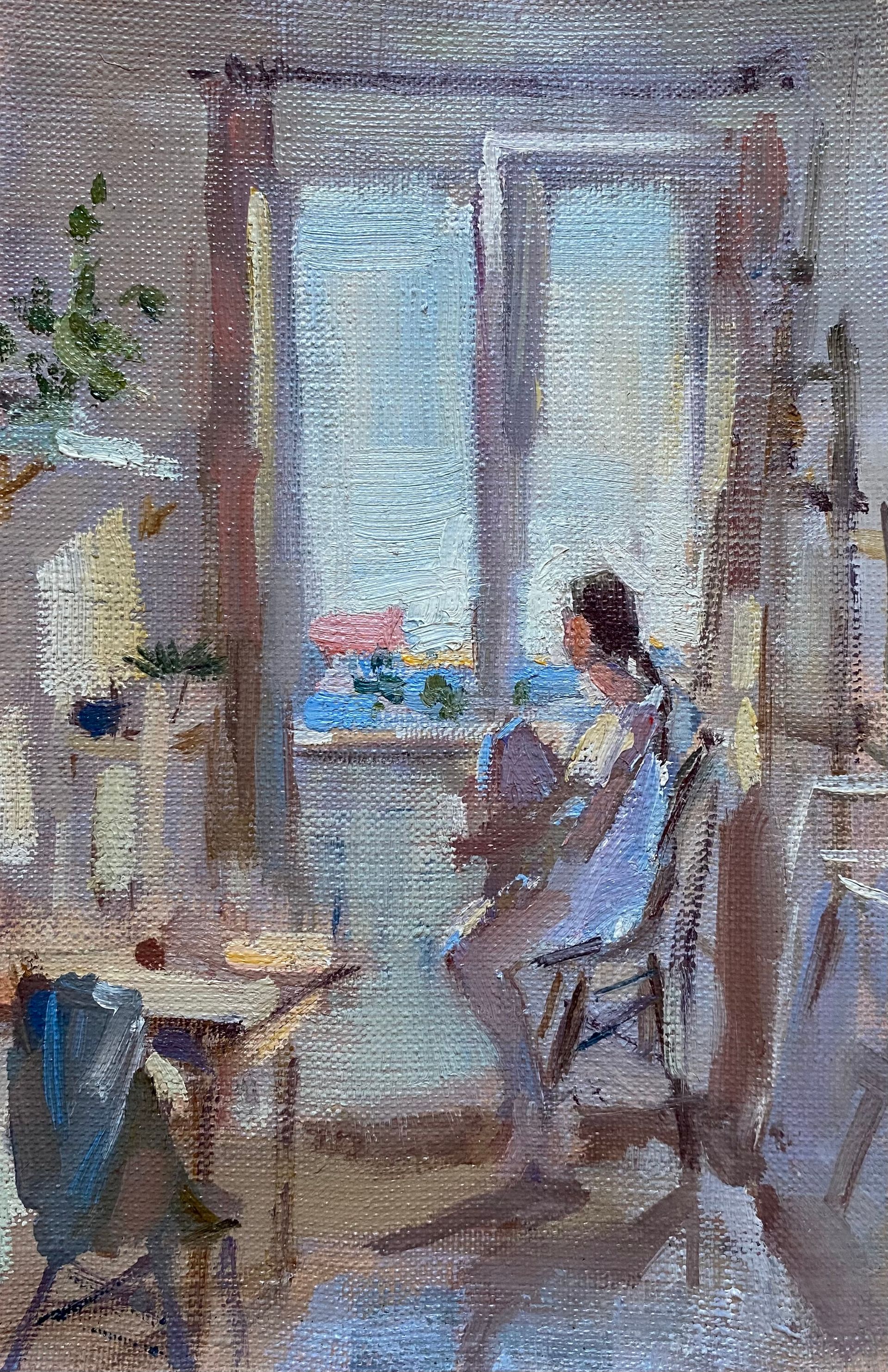 Алина Буглеева (Картина, живопись - 
                  15 x 20 см) Утро