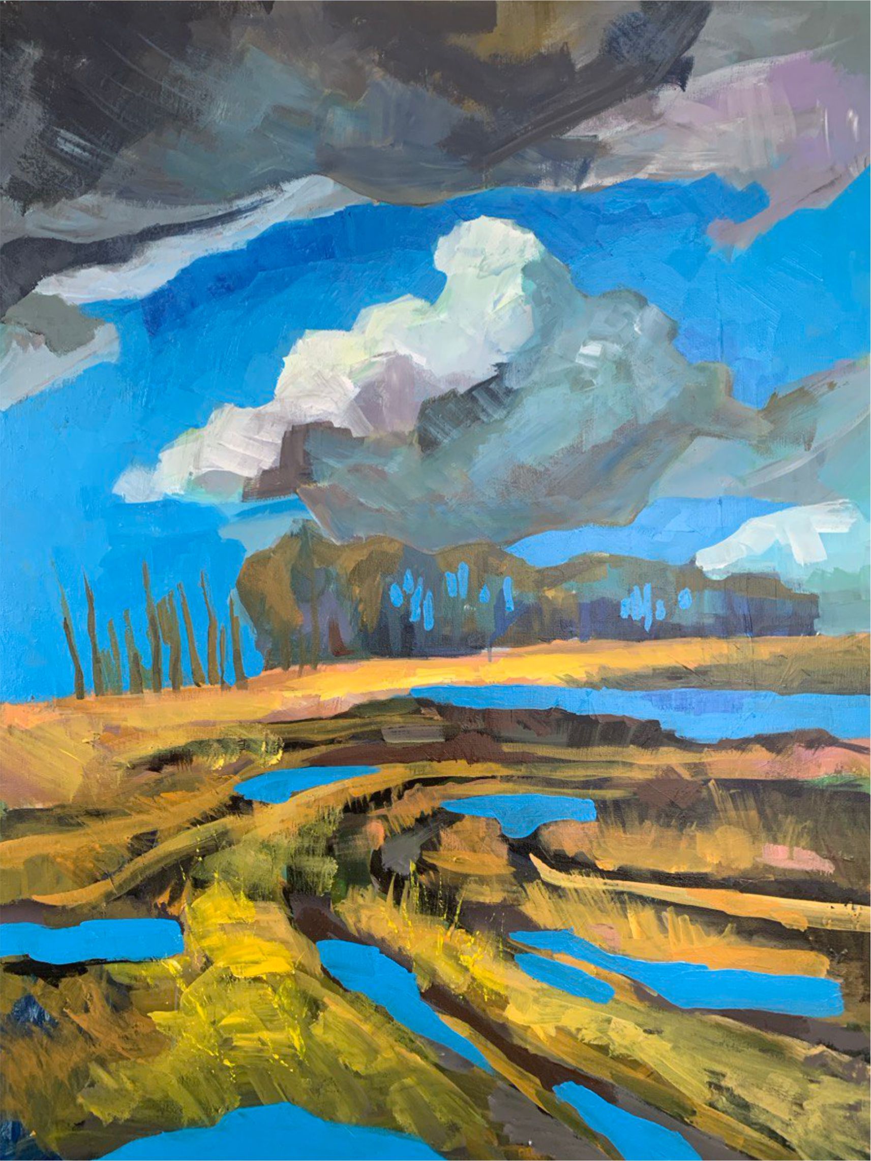 Кошукова Юлия (Картина, живопись - 
                  80 x 100 см) Дорожки сентября