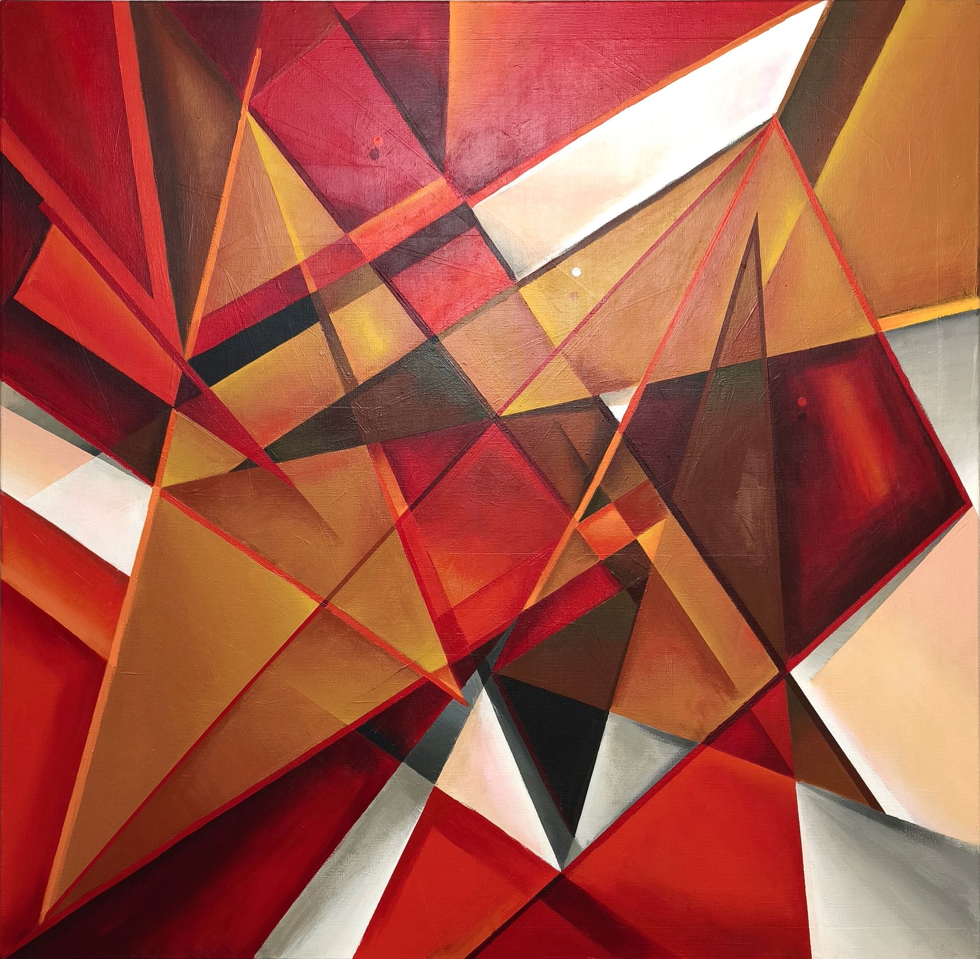 Максим Базаров (Картина, живопись - 
                  100 x 100 см) Формальная композиция №8