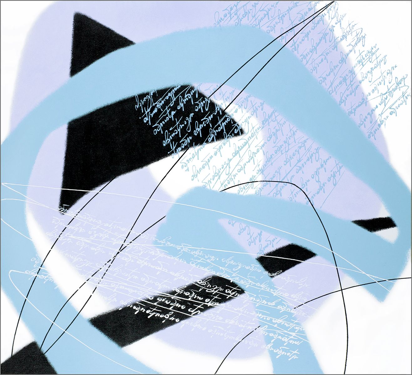 Александр Олигеров (Картина, живопись - 
                  110 x 100 см) Лунный свет. Треугольник