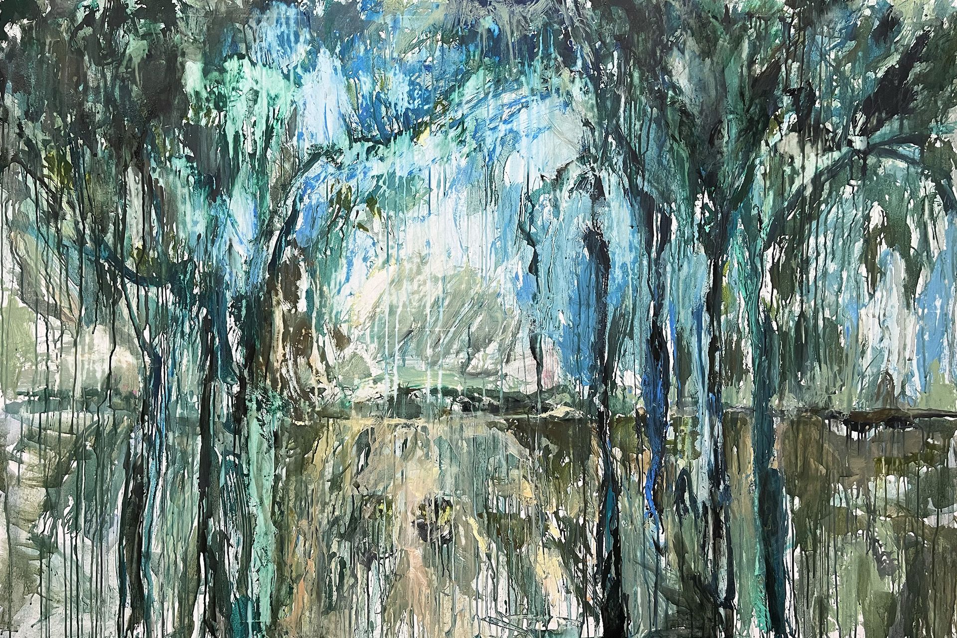 Алина Смолина (Картина, живопись - 
                  180 x 120 см) Мои твои большие деревья