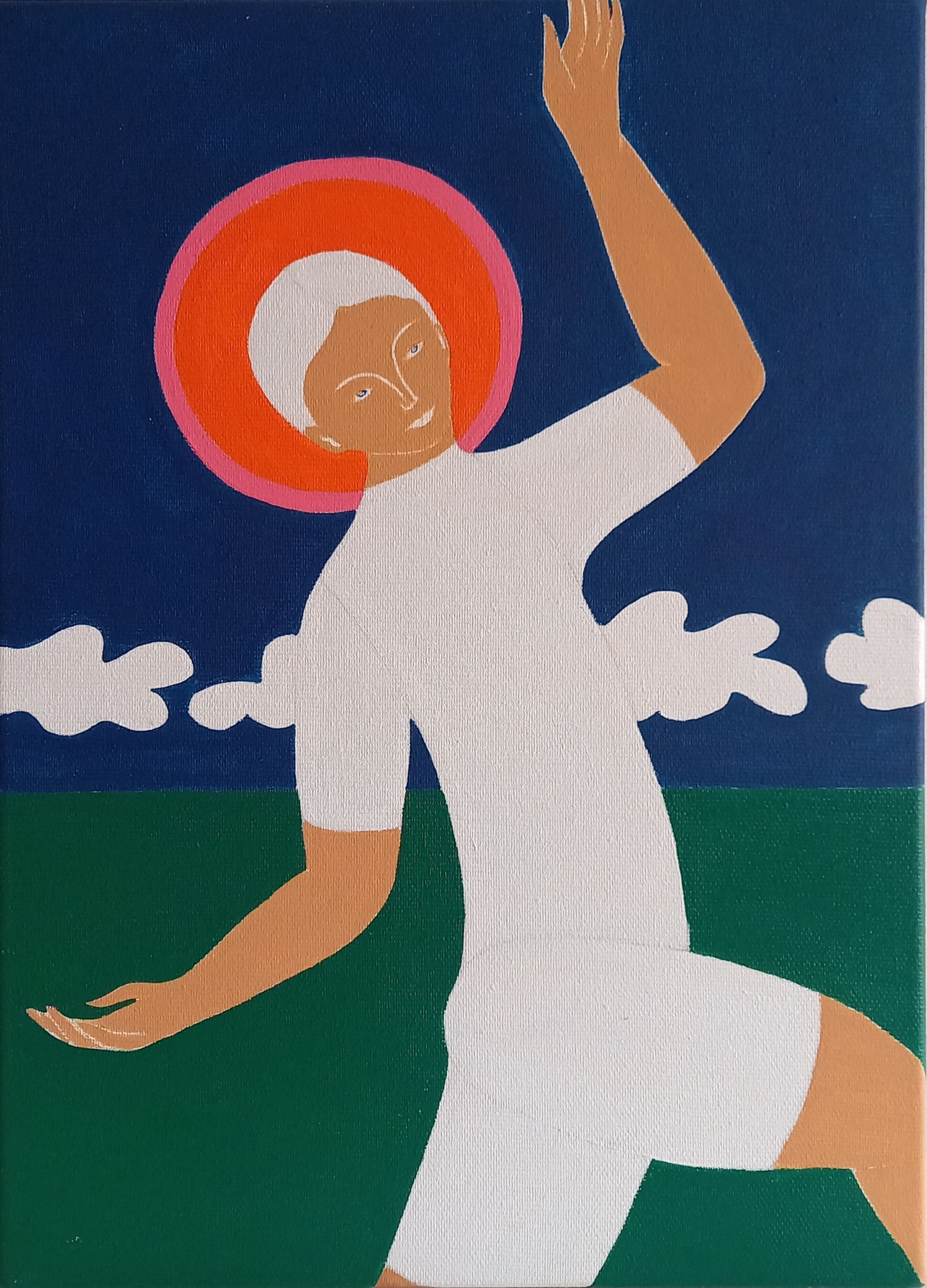 Саша Катинаускиене (Картина, живопись - 
                  25 x 35 см) Полуденная прогулка