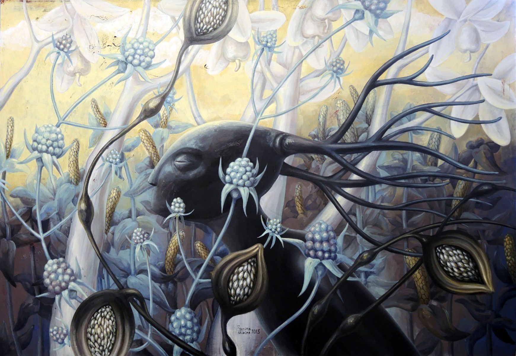 Альбина Бунина (Картина, живопись - 
                  150 x 100 см) Внутри бесконечного