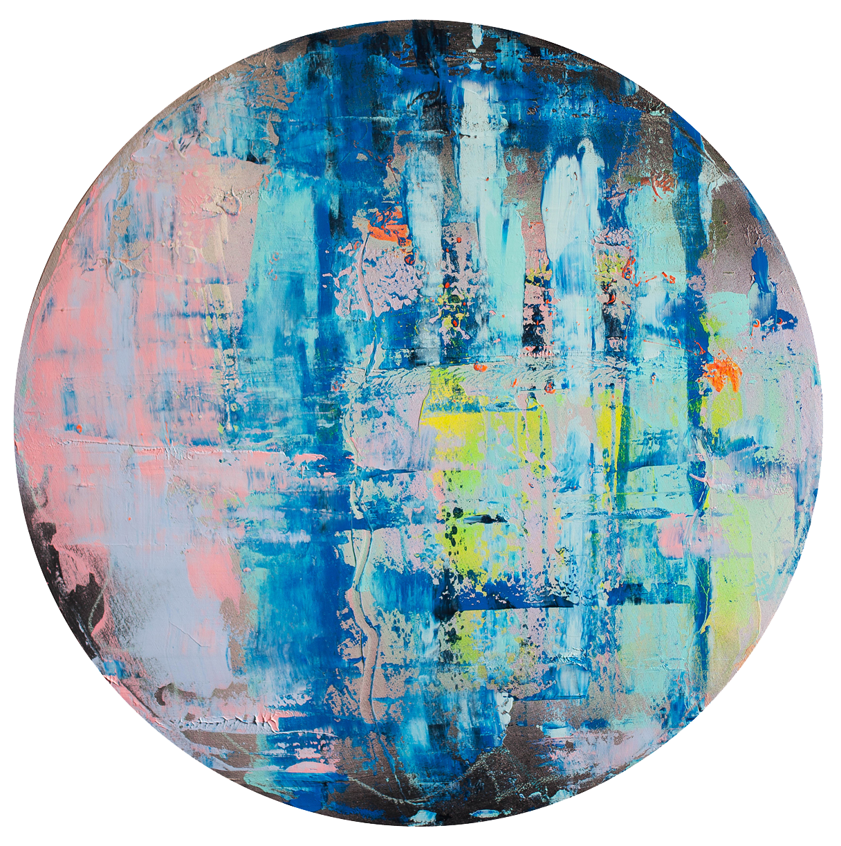 Мария Субботина (Картина, живопись - 
                  60 x 60 см) Ловец цвета №3