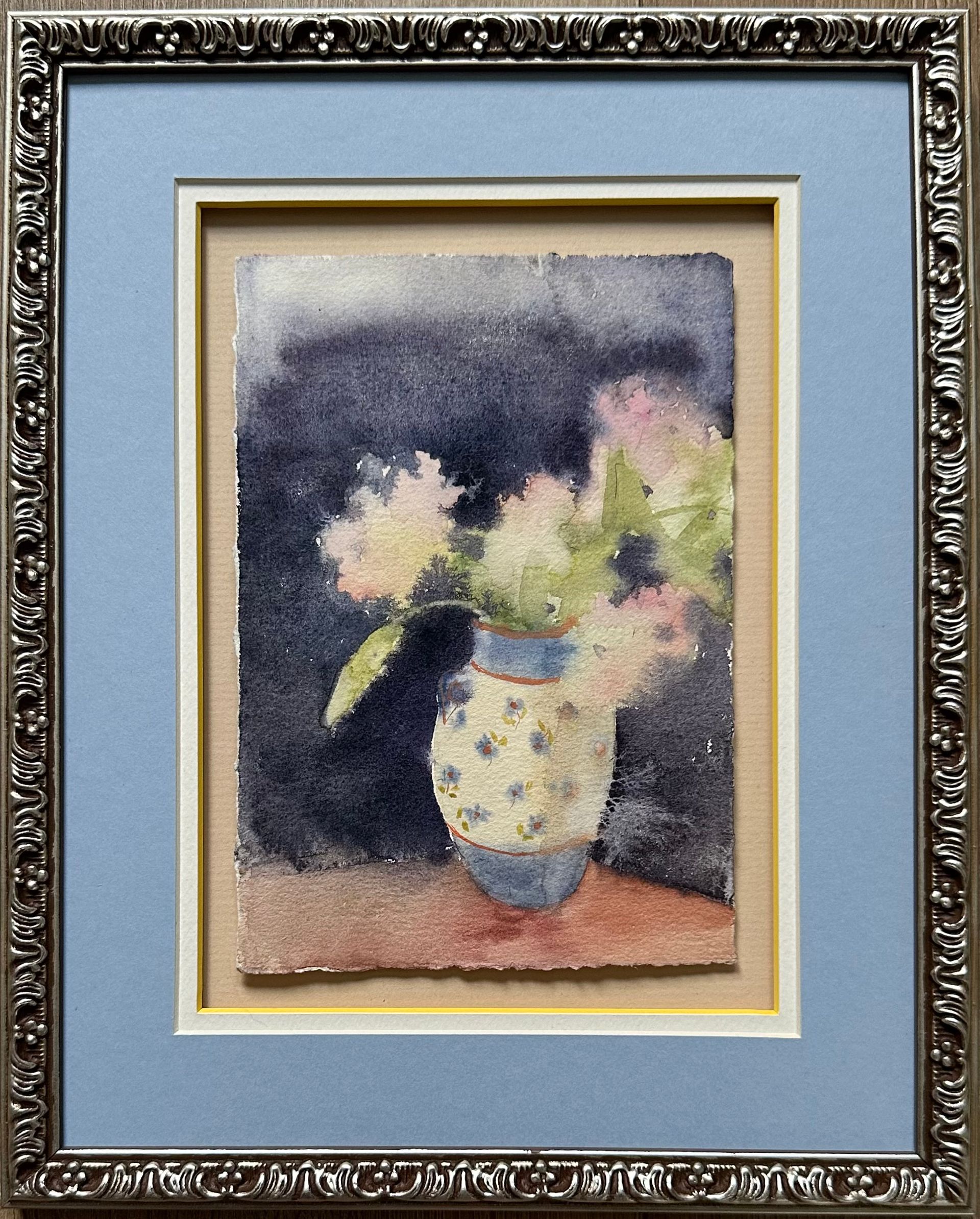 Алина Буглеева (Авторская графика - 
                  25 x 31 см) Сон цветов под звездным небом