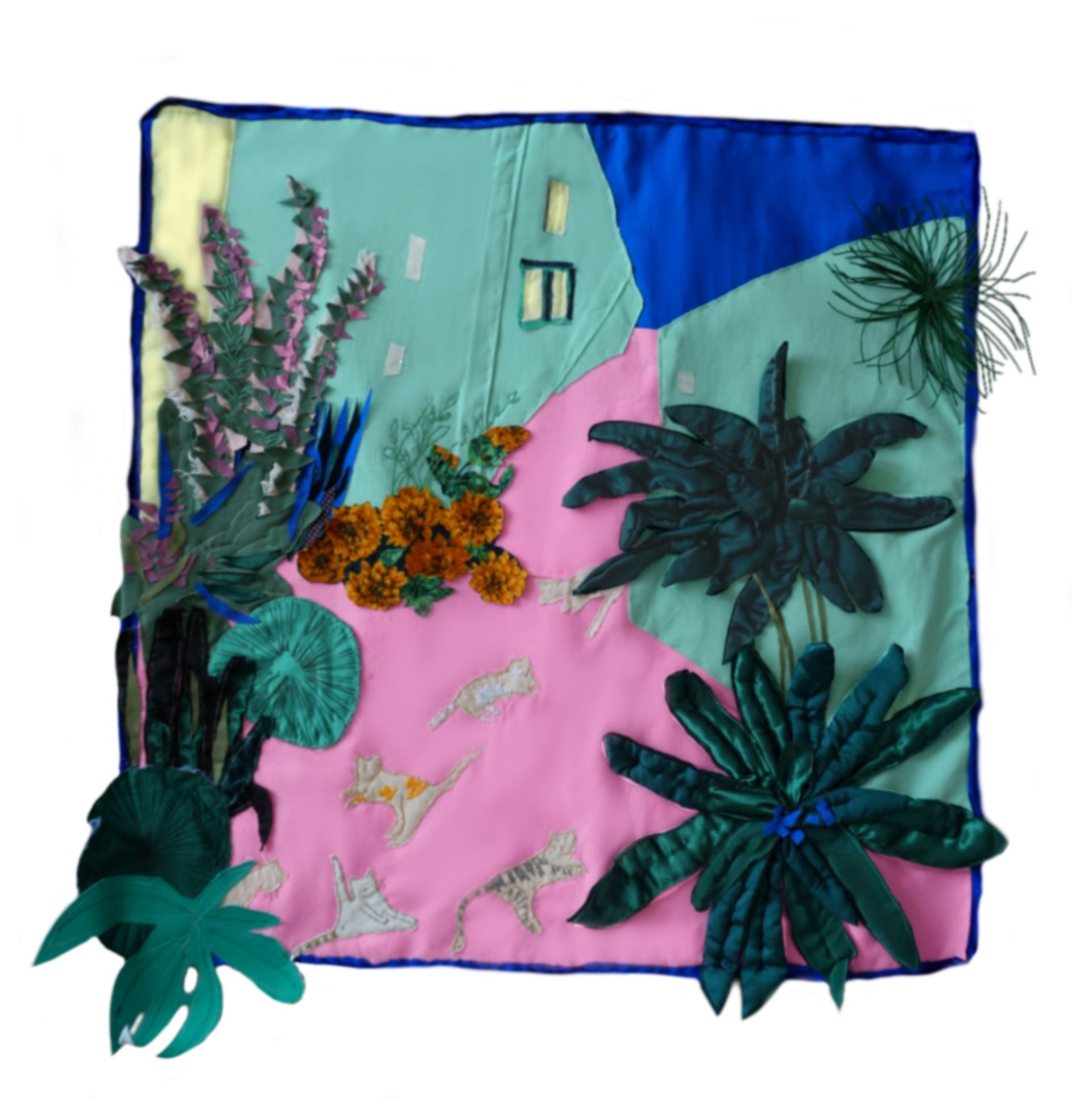 Елизавета Пугачева (Вышивка - 
                  100 x 100 см) Pillow