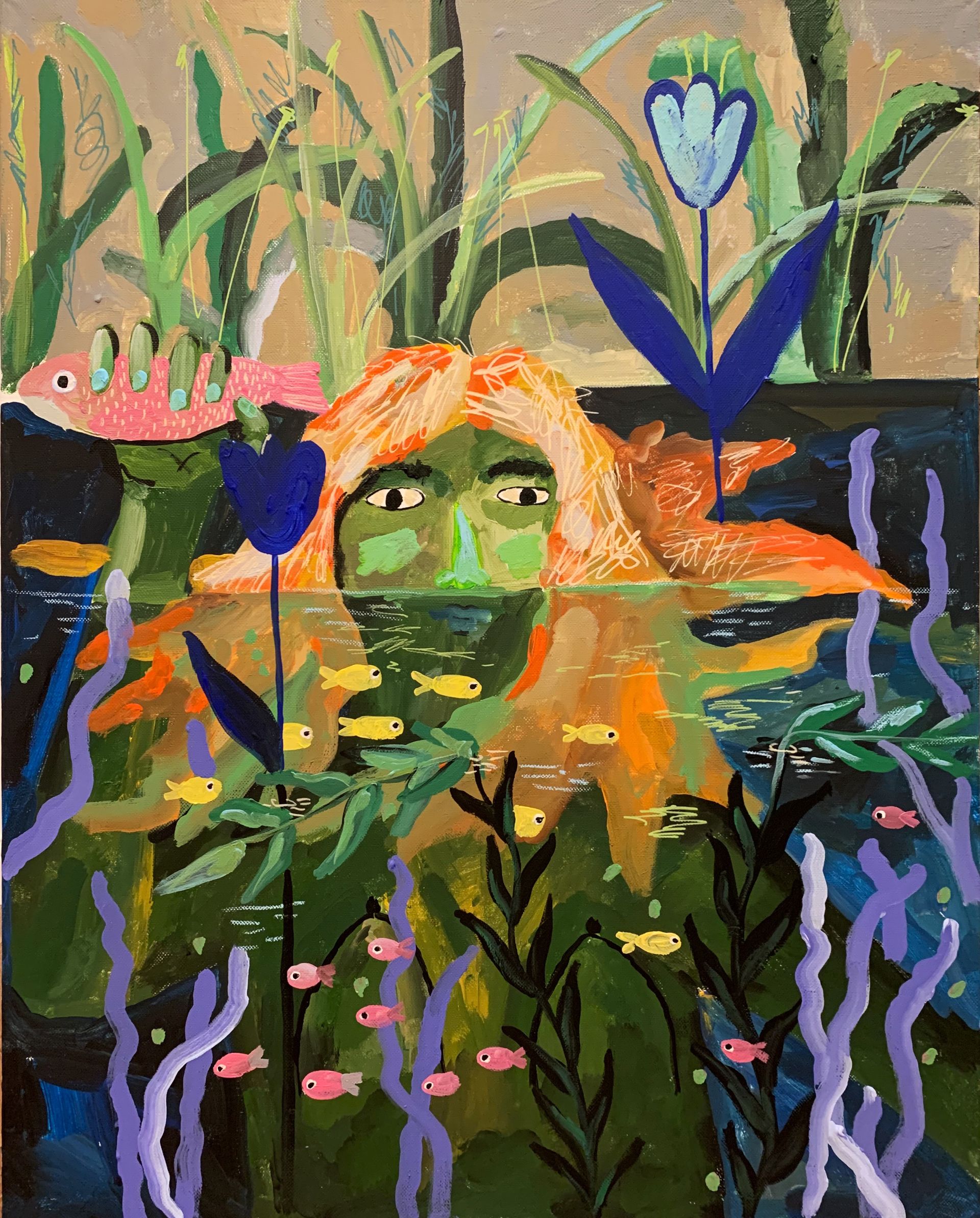 AlisaVostorg (Картина, живопись - 
                  80 x 100 см) Бельское болото