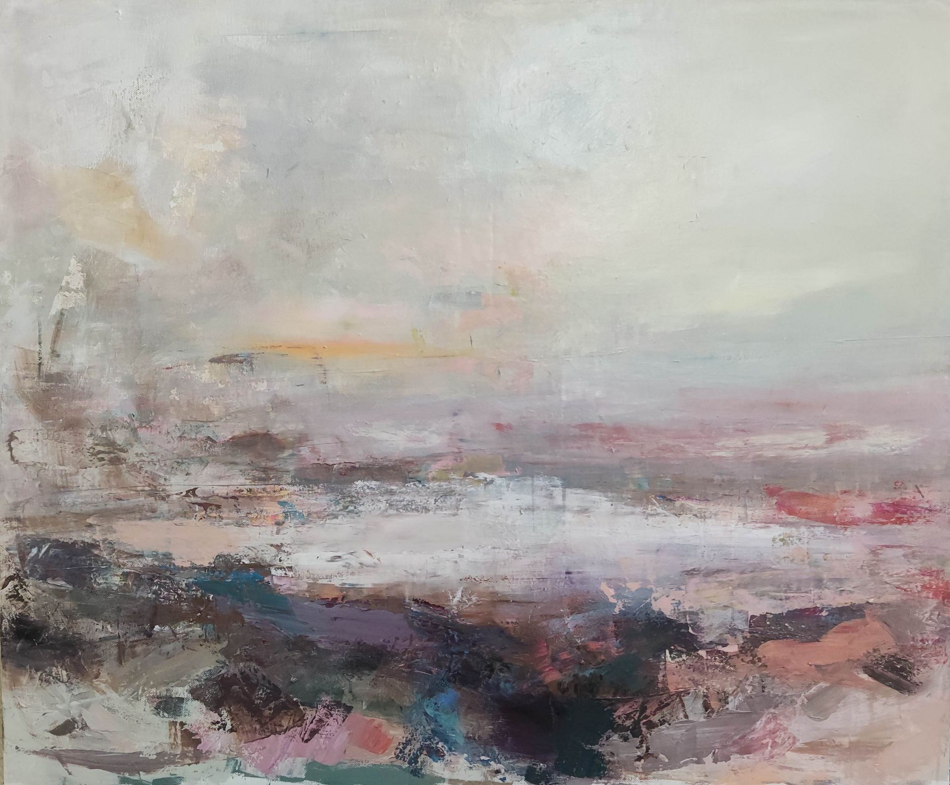 Виктория Шворень (Картина, живопись - 
                  120 x 100 см) Белая река