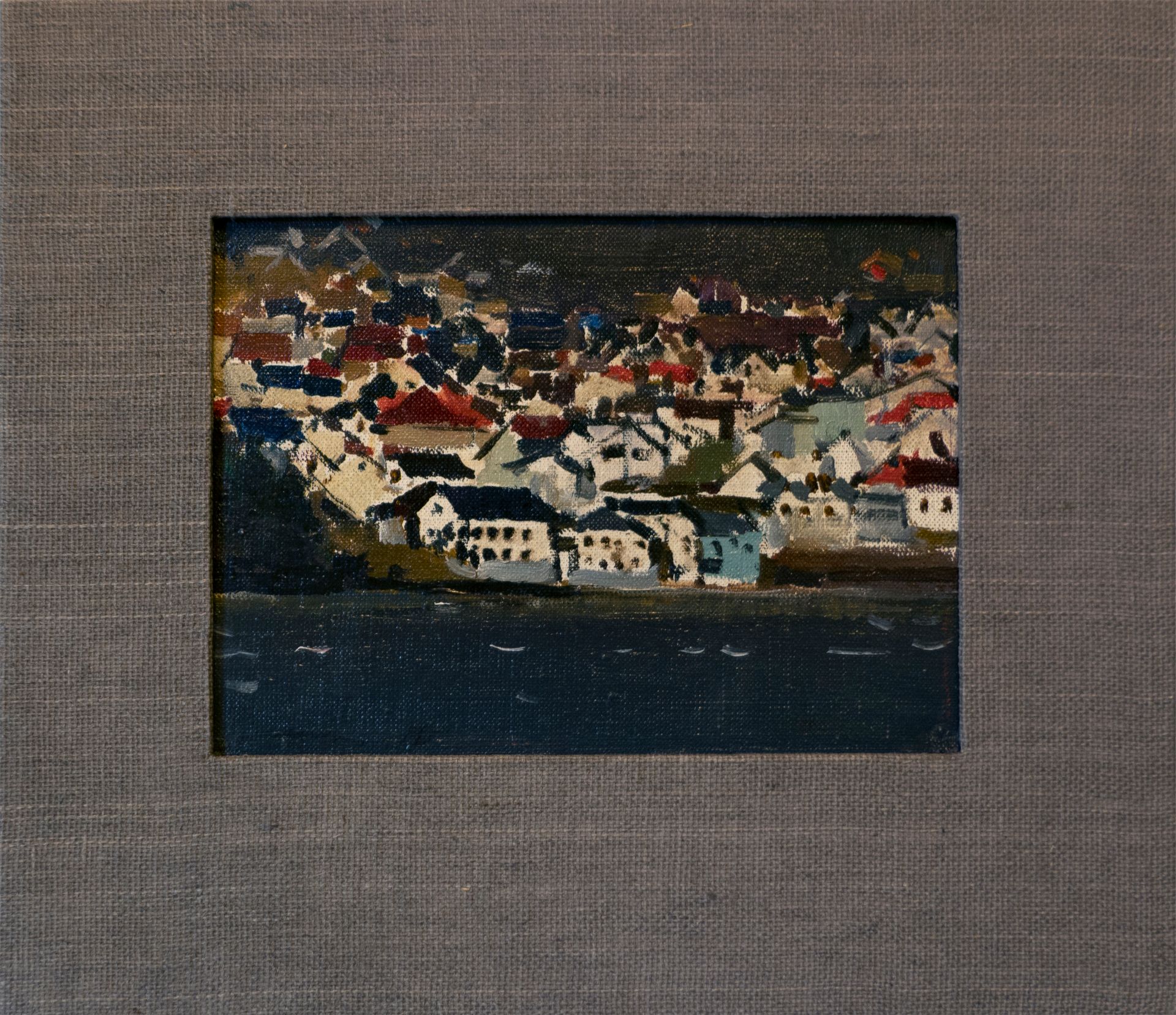 Данил Даниловский (Картина, живопись - 
                  24 x 17.5 см) Берег Мьоса