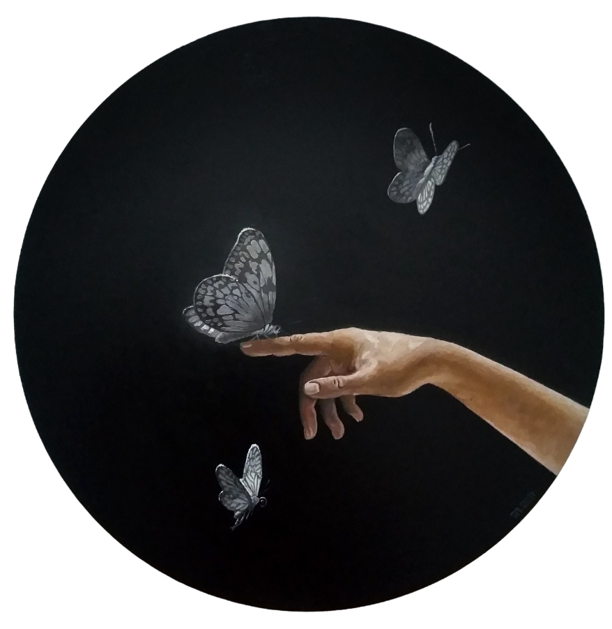 Татьяна Попова (Картина, живопись - 
                  60 x 60 см) Психея