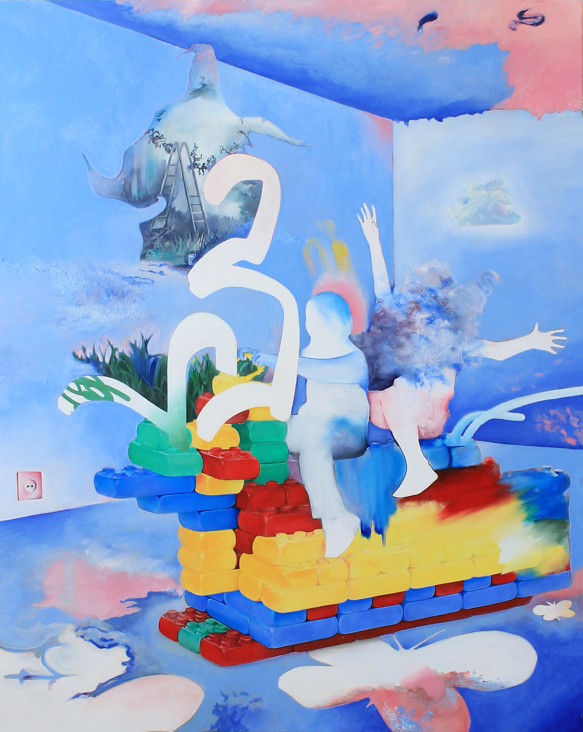 Илья Близнец (Картина, живопись - 
                  120 x 150 см) Детский садик