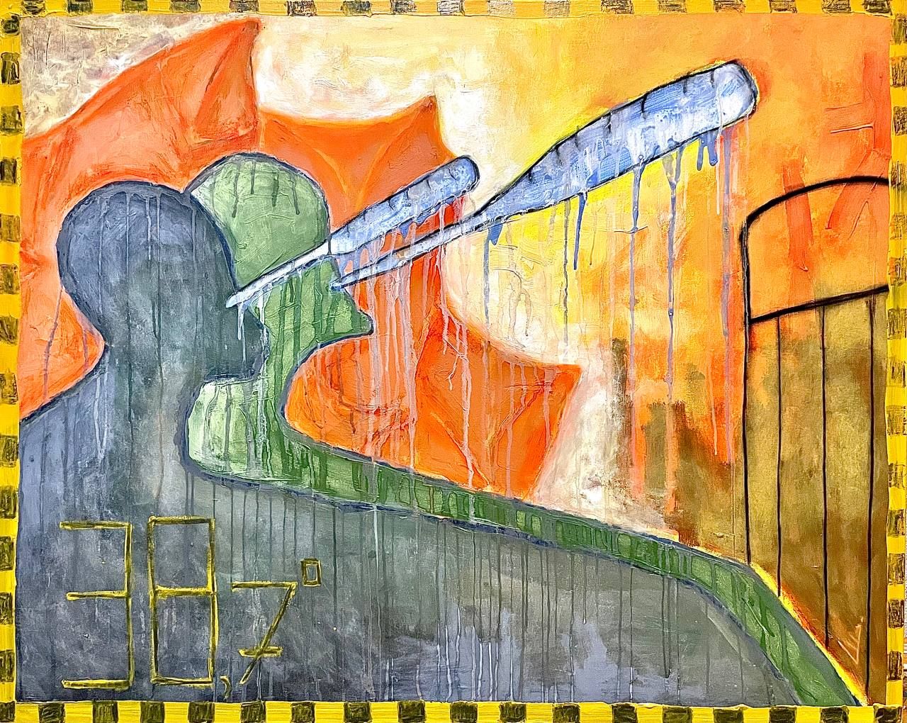 Shishik (Картина, живопись - 
                  100 x 80 см) Температура