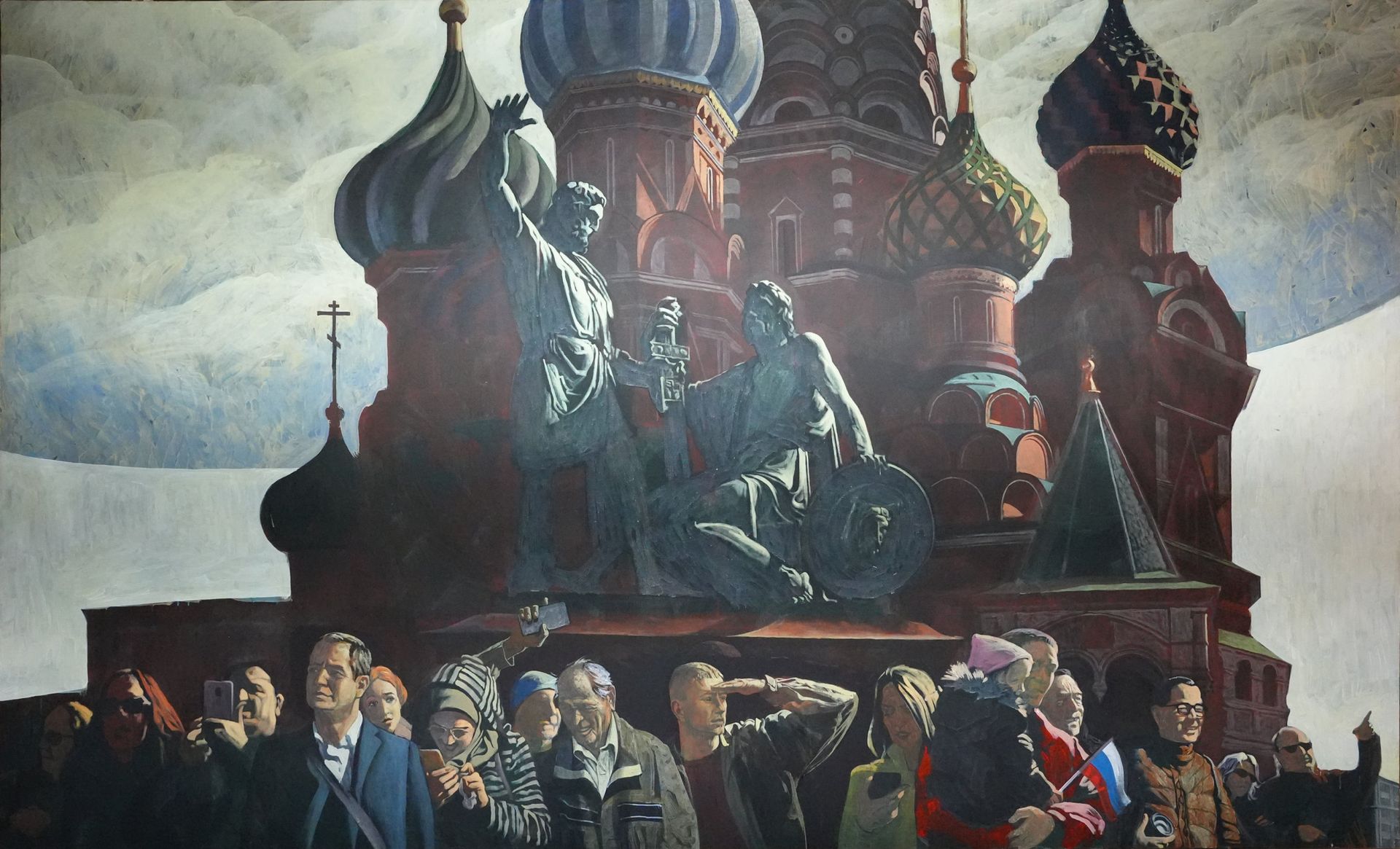 Николай Пак (Картина, живопись - 
                  300 x 180 см) Москва