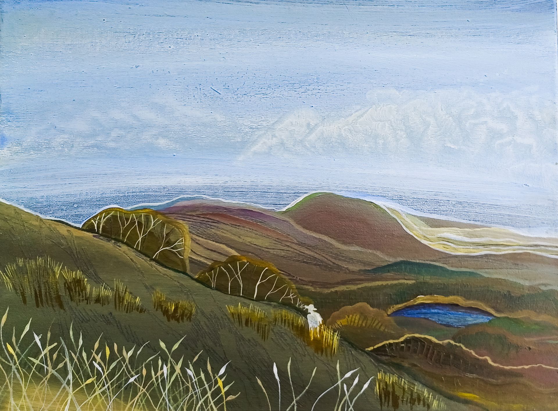 Лидия Гордеенко (Картина, живопись - 
                  40 x 30 см) Гадельша