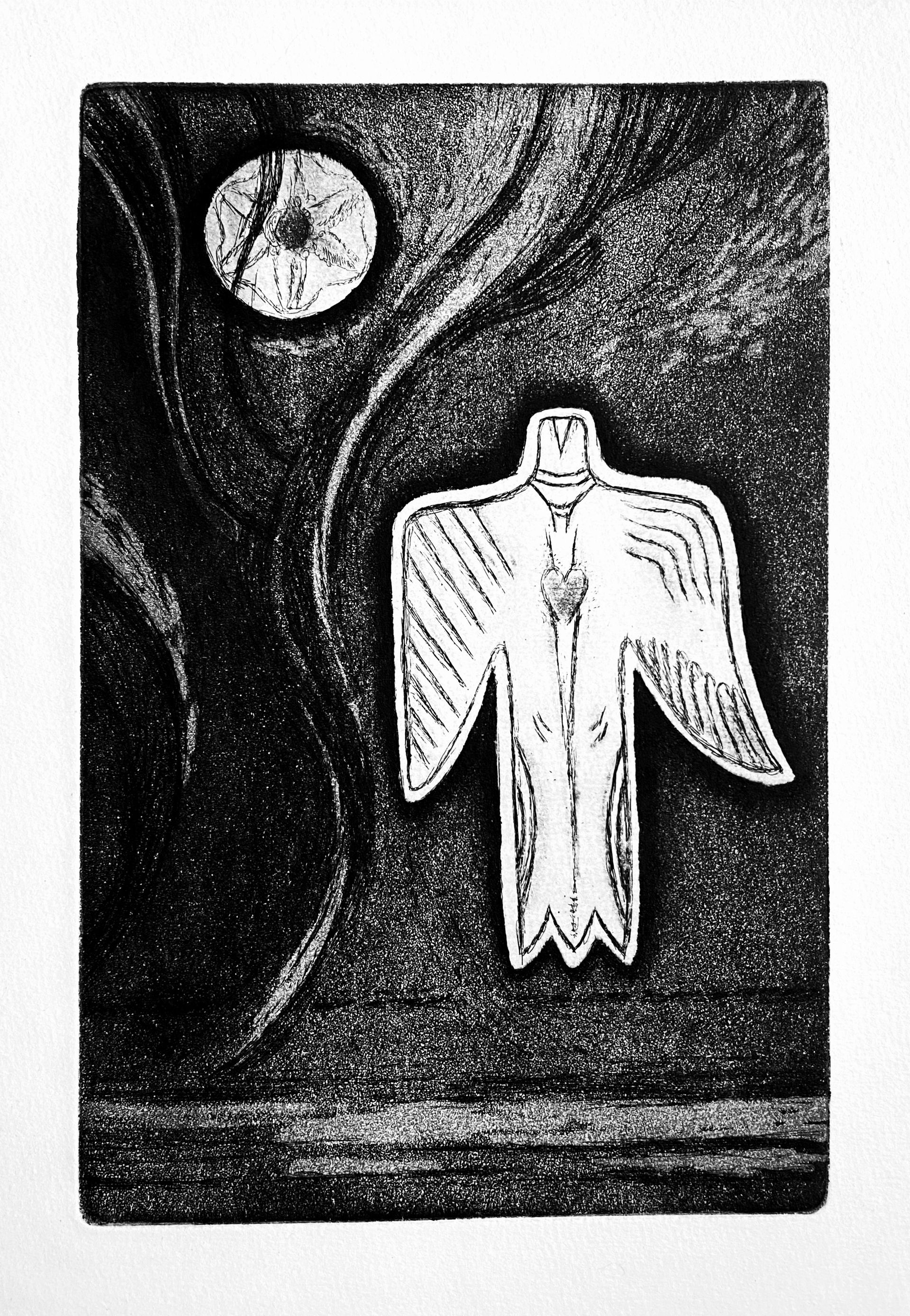 Полина Волкоморова (Графика печатная - 
                  32 x 42 см) Обереги Чудь 5