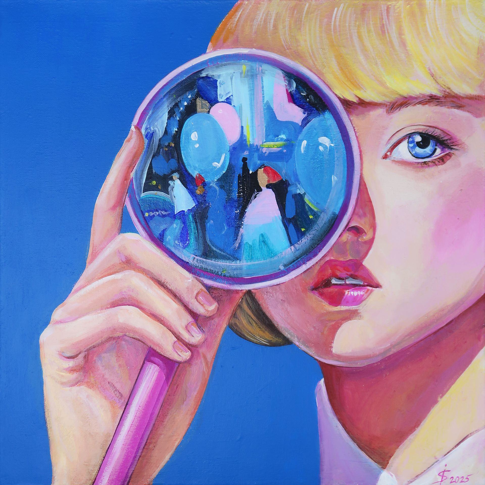 Светлана Искоских (Картина, живопись - 
                  40 x 40 см) Путь к чудесам
