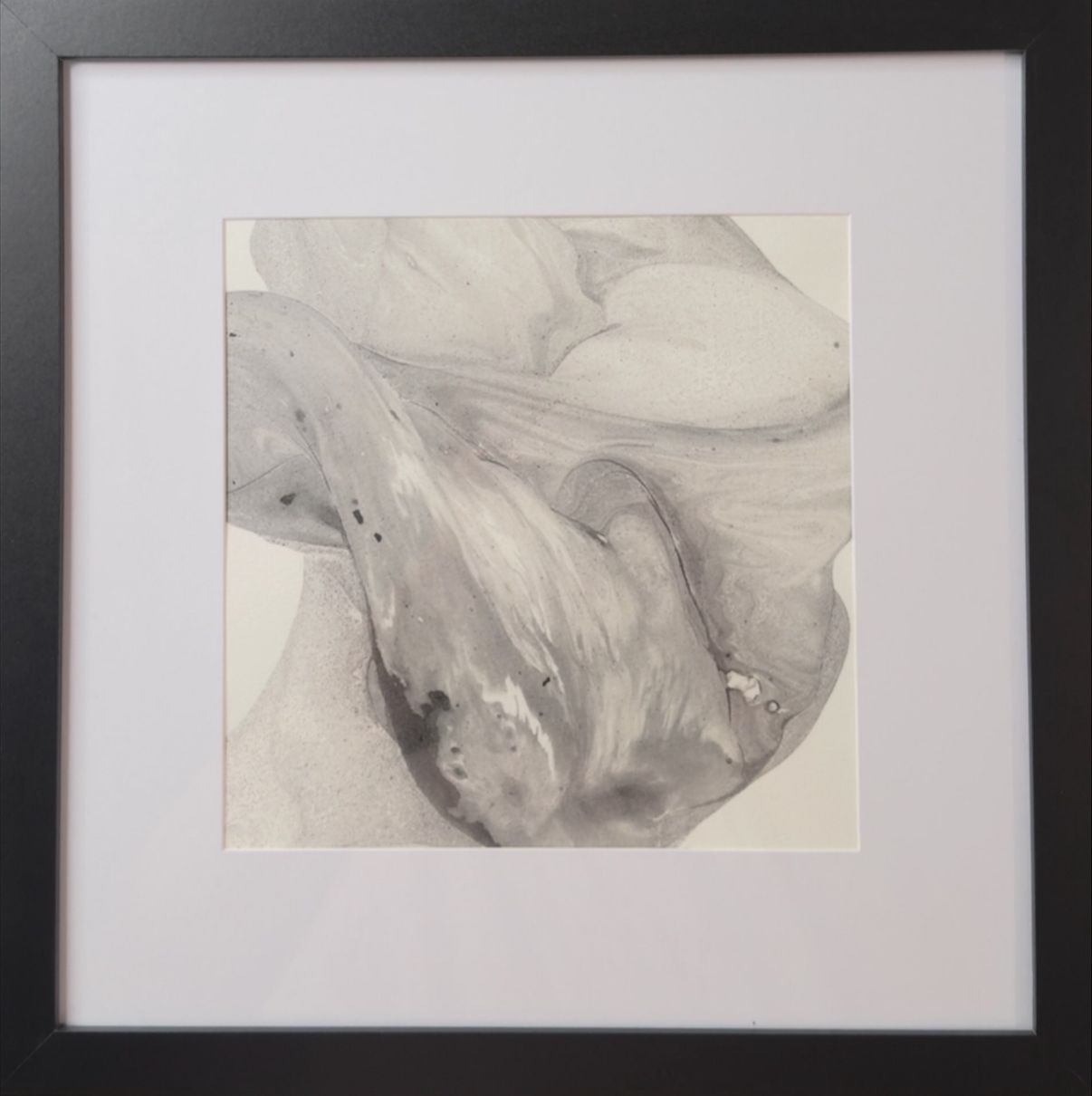 Виктория Марченко (Авторская графика - 
                  30 x 30 см) Black Flow