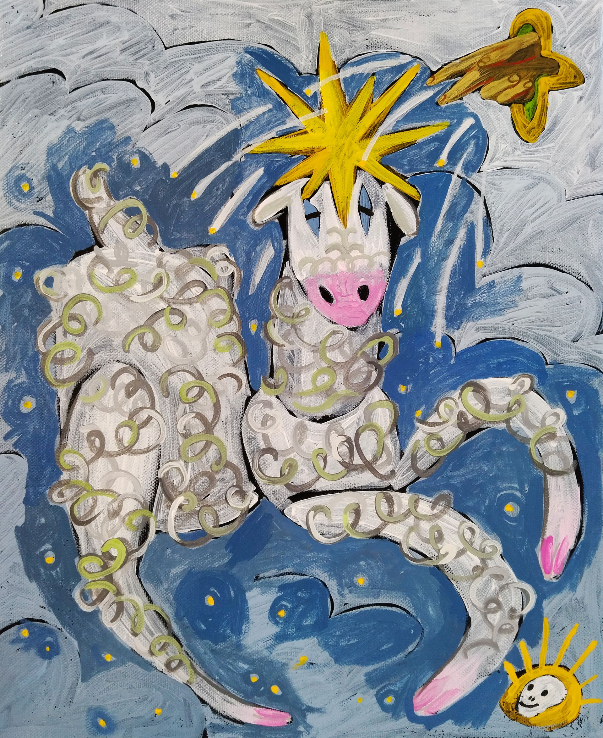Катя Попченко (Картина, живопись - 
                  33 x 40 см) H