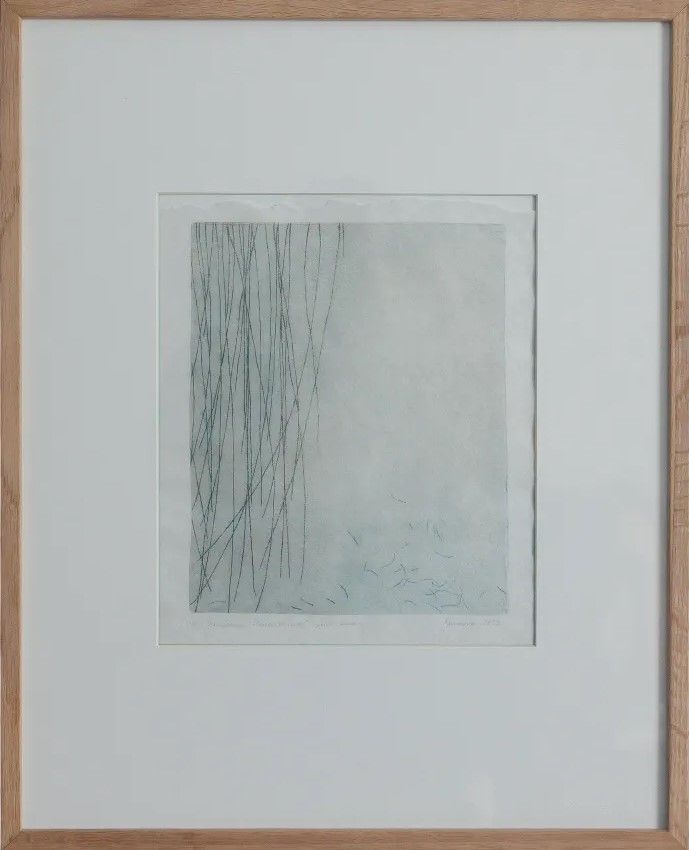 Юлия Агеносова (Графика печатная - 
                  23 x 27 см) Меланхолия