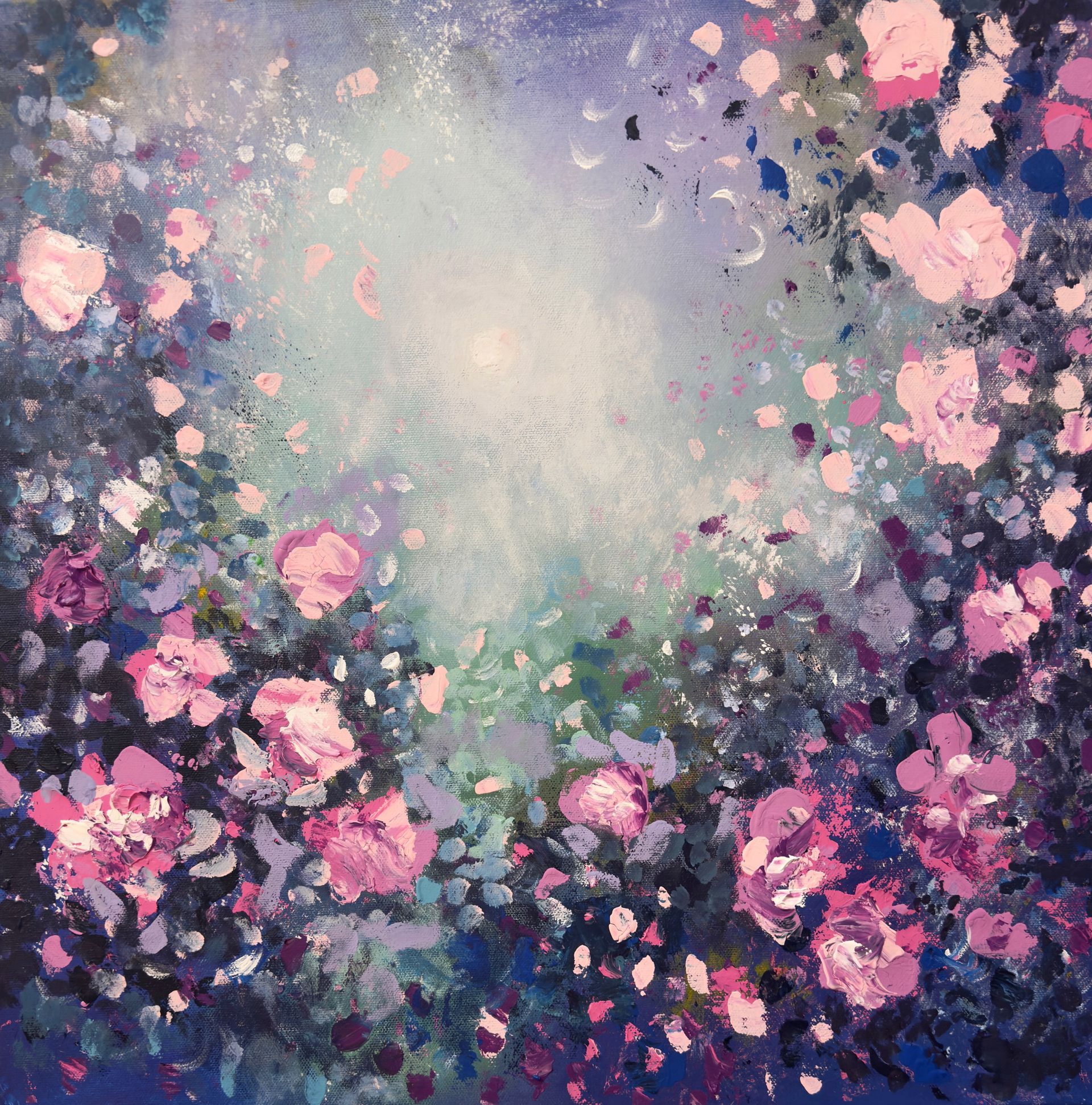 Анна Ганина (Картина, живопись - 
                  50 x 50 см) Flower dreaming