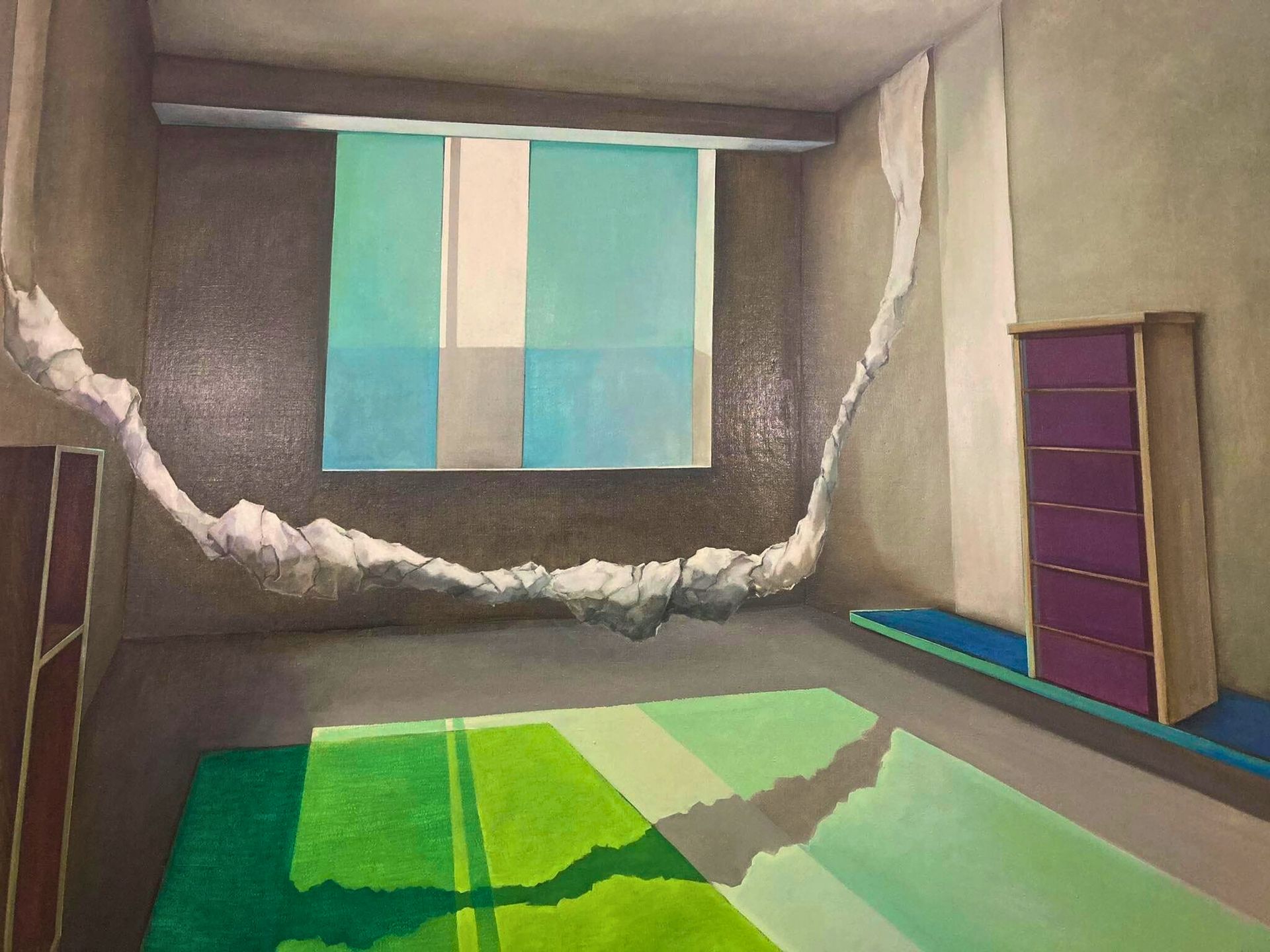 Юлия Ивашкина (Картина, живопись - 
                  140 x 130 см) Без названия