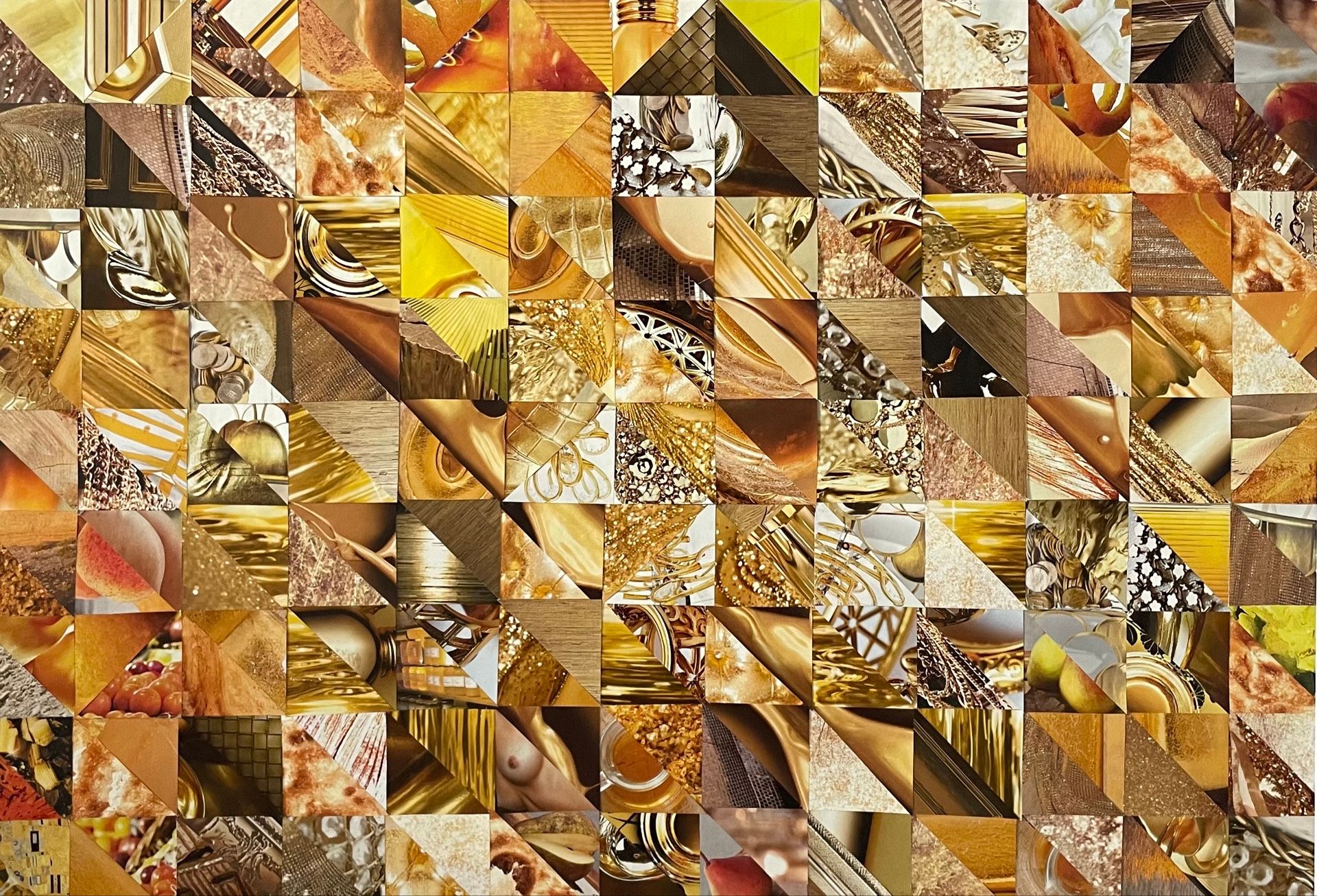 Ольга Андриевская (Коллаж / ассамбляж - 
                  56 x 40 см) Плод