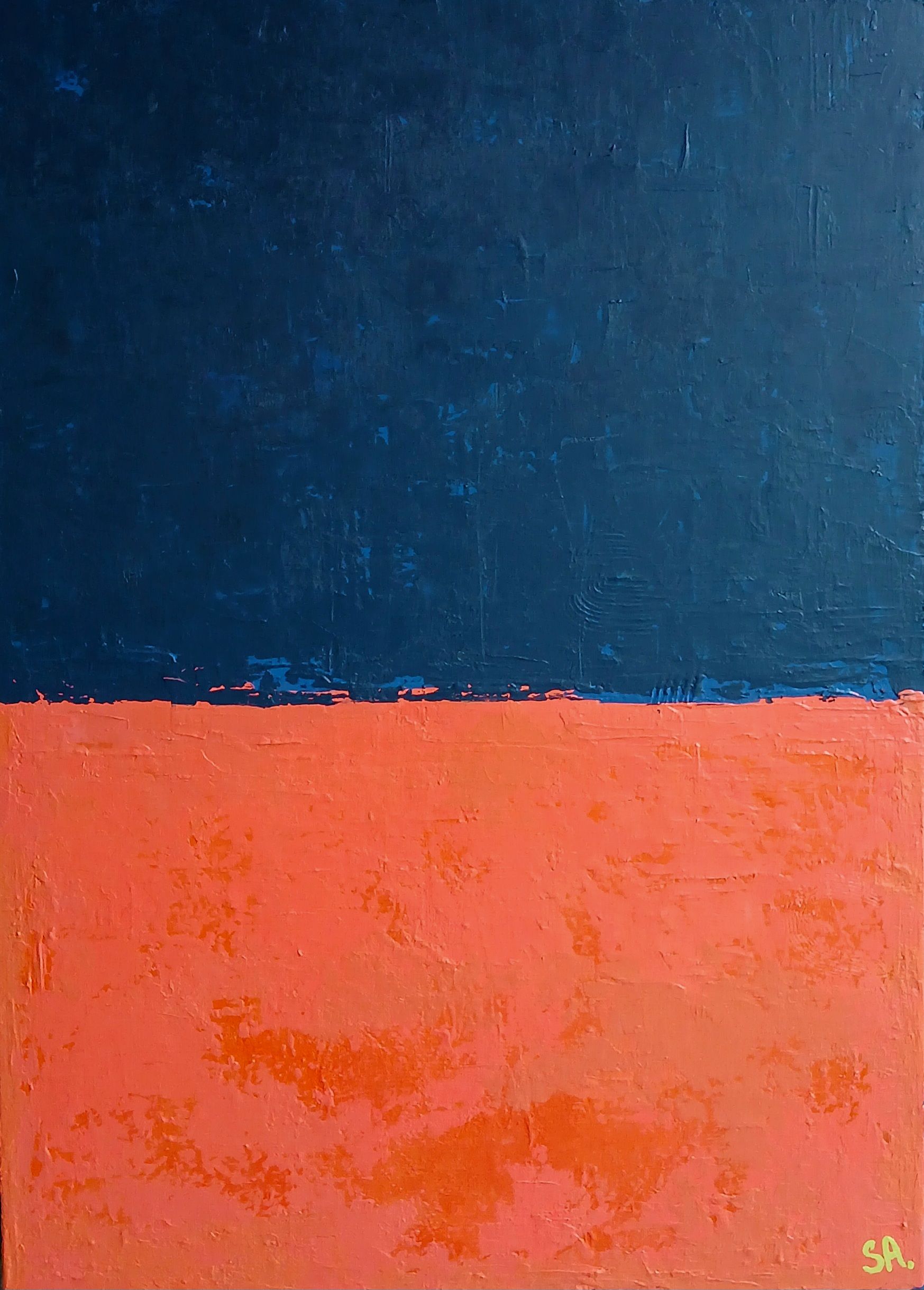 Анастасия Семенцул (Картина, живопись - 
                  50 x 70 см) Контраст чувств