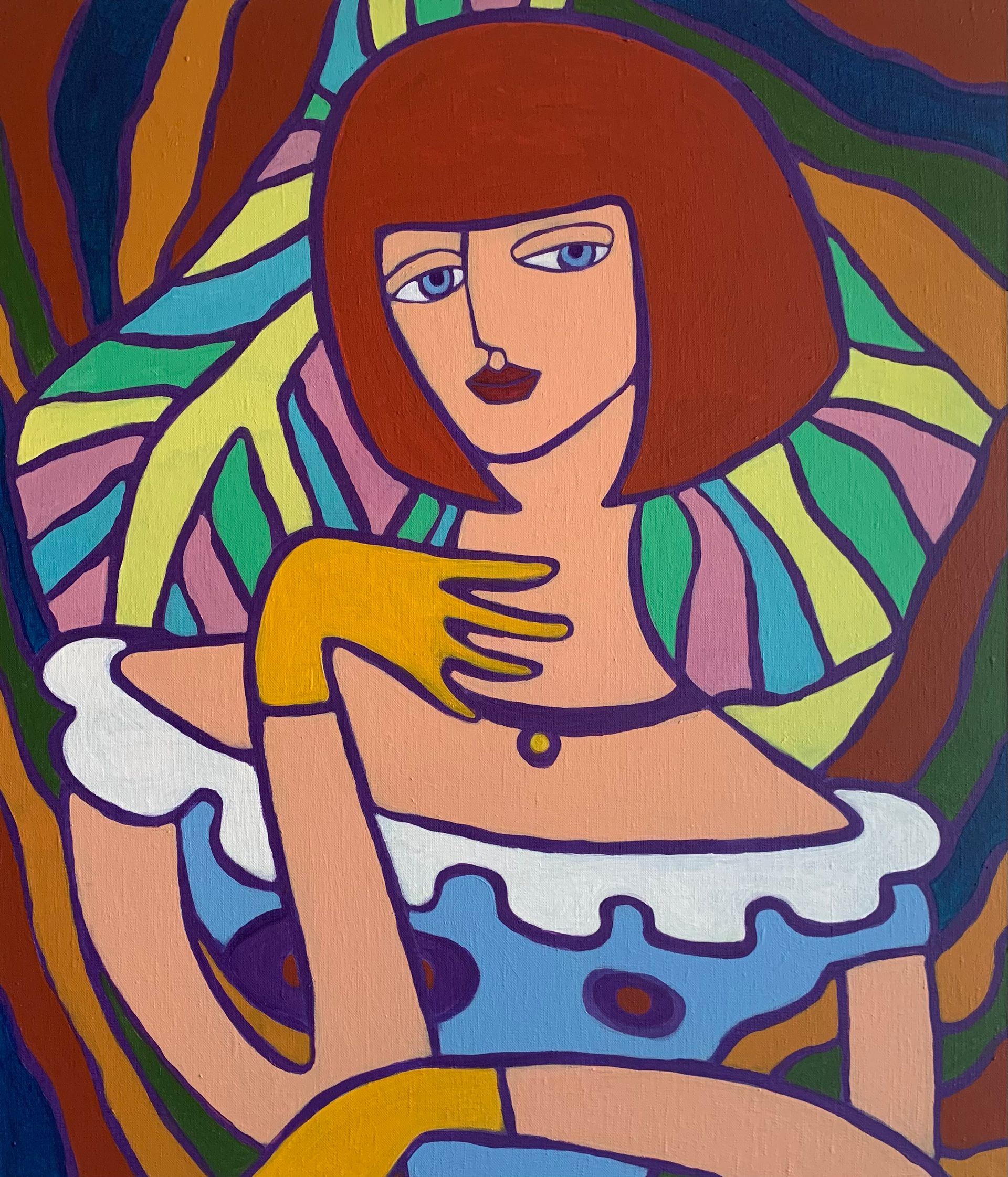 Елена Науширванова (Картина, живопись - 
                  60 x 70 см) Рыжая