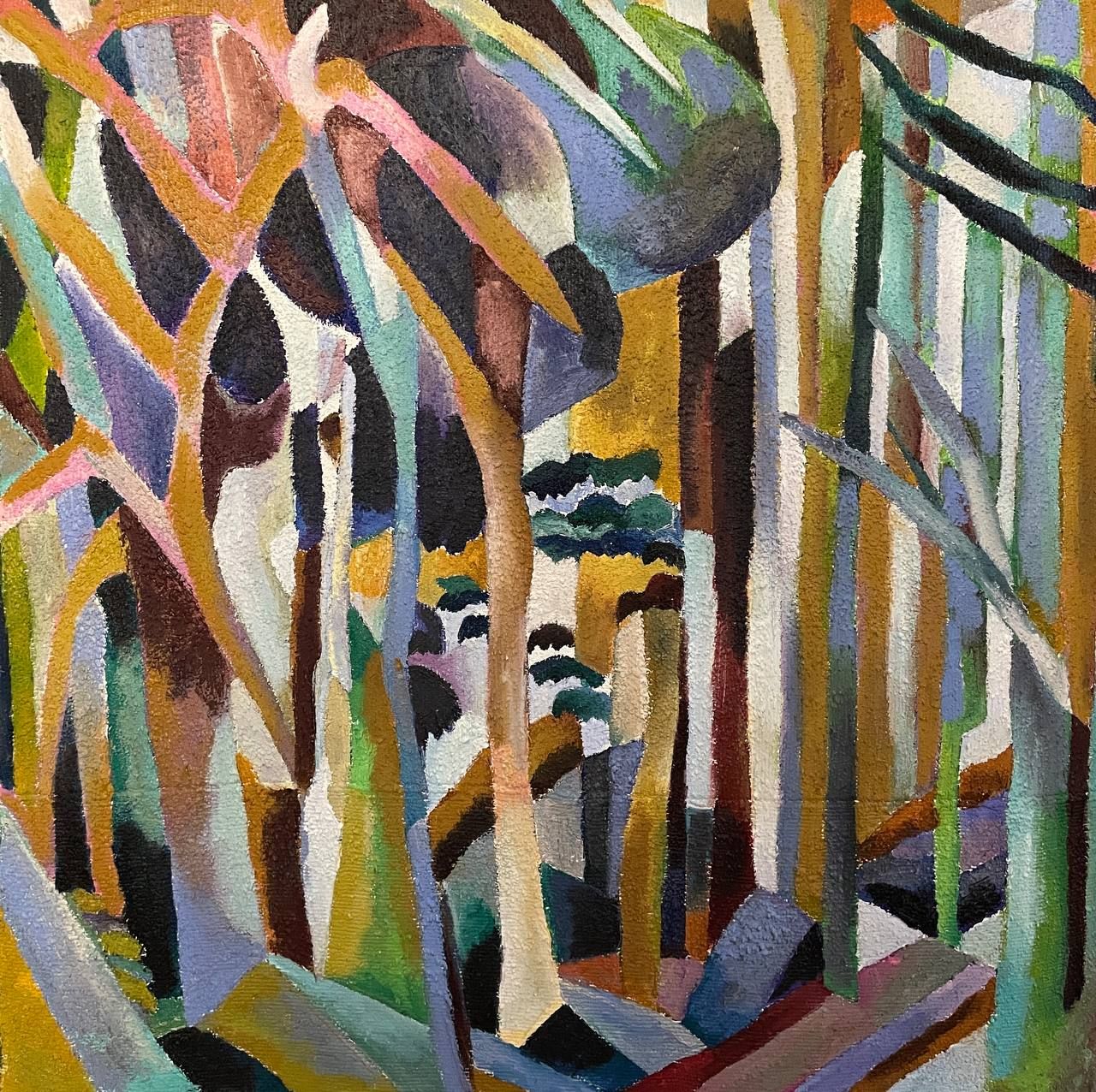 Татьяна Федоровская (Картина, живопись - 
                  60 x 60 см) ПЕЙЗАЖ 7