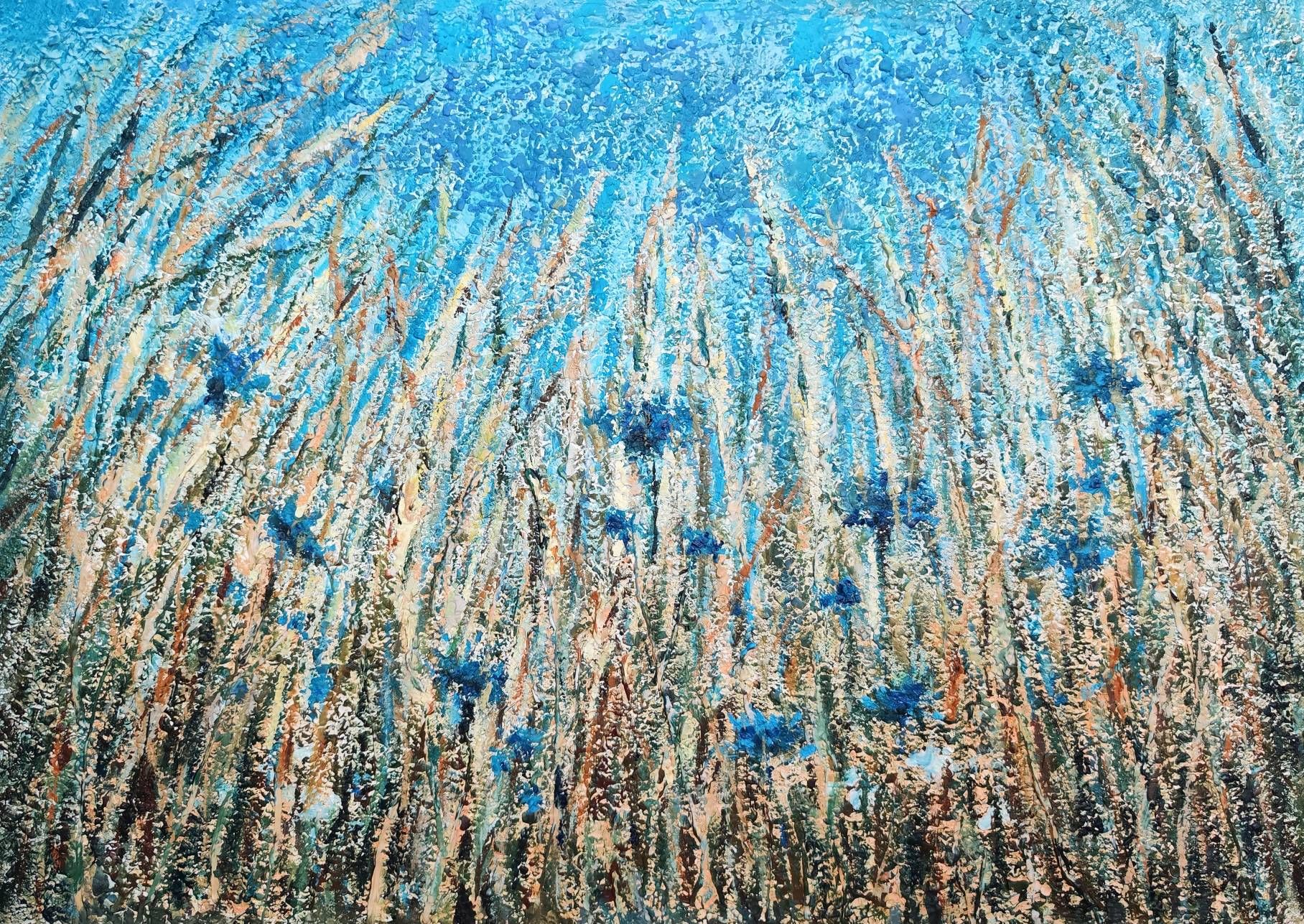 Юлия Клюева (Картина, живопись - 
                  70 x 50 см) Трава-мурава