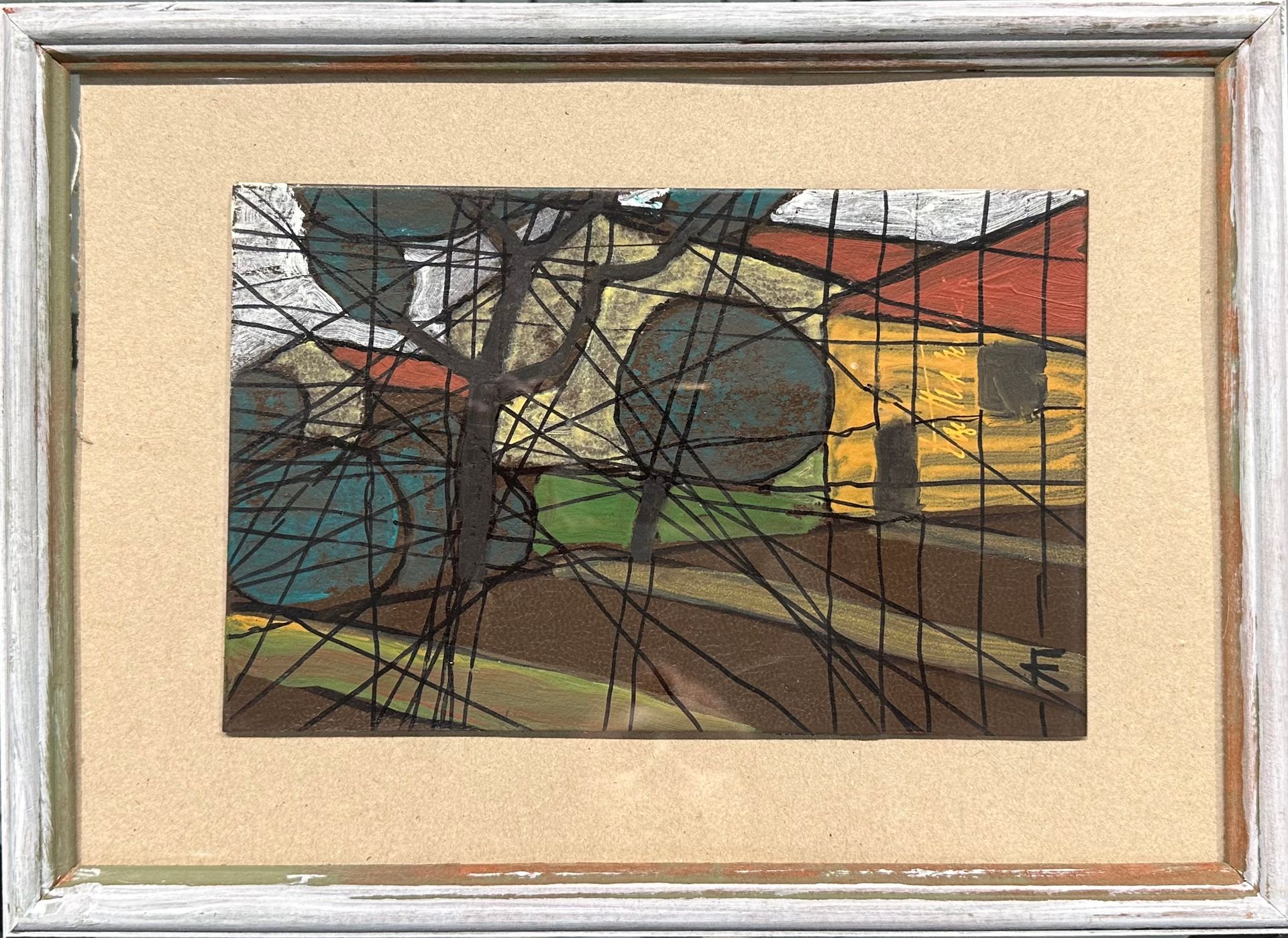 Клара Голицына (Картина, живопись - 
                  32 x 23 см) Большие сараи