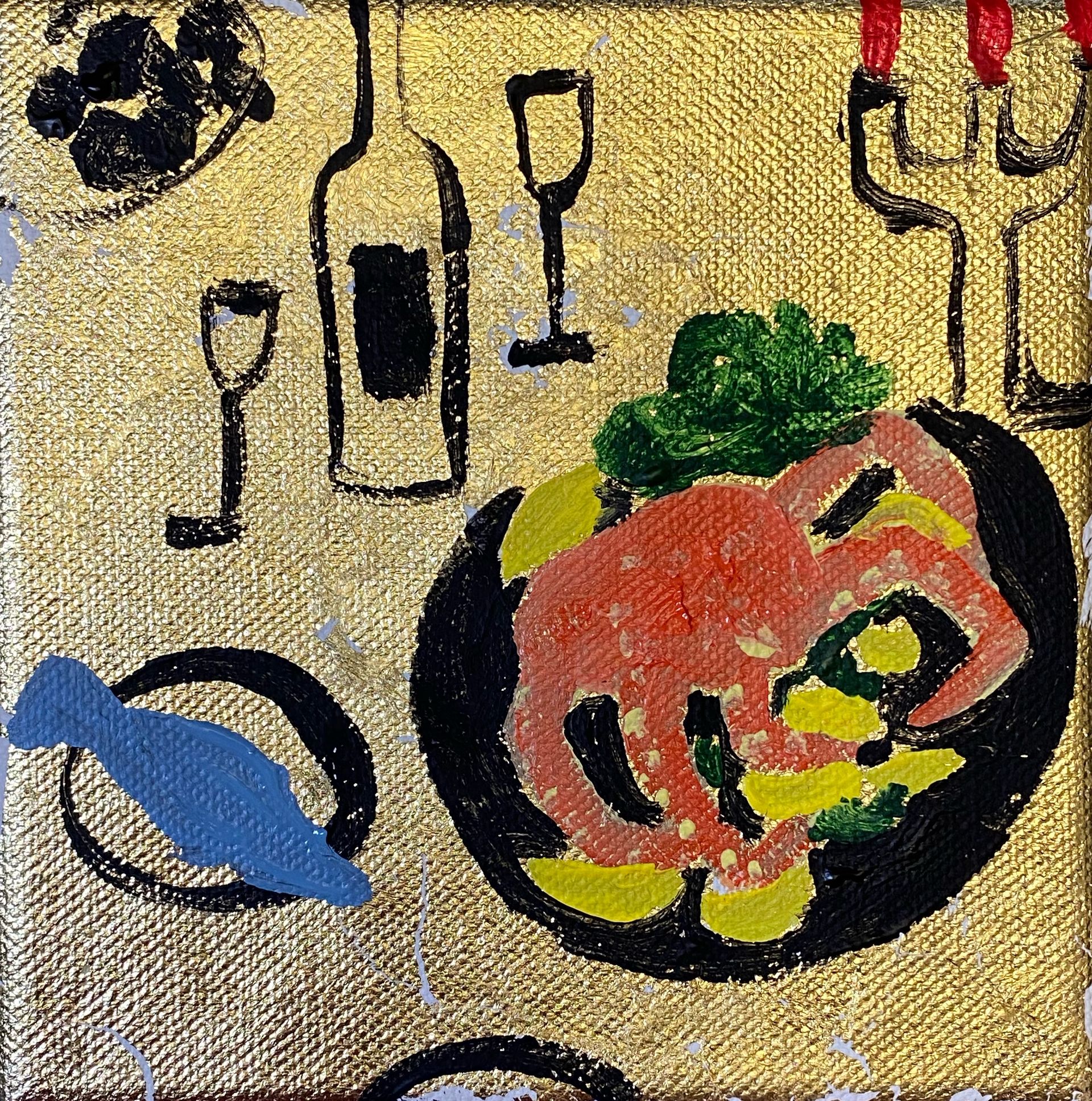 Анастасия Трапезникова (Картина, живопись - 
                  15 x 15 см) Holiday mood