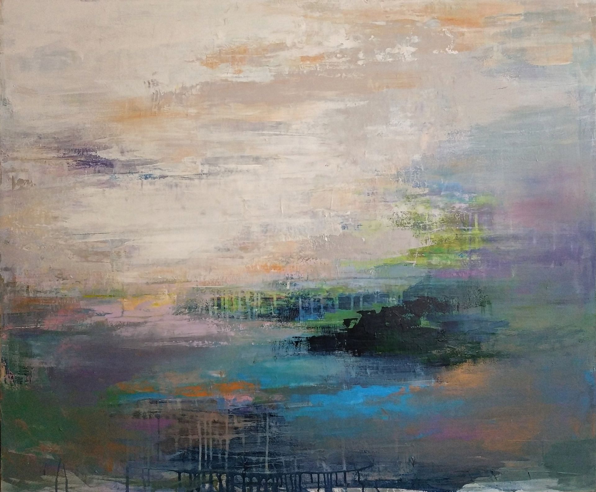 Виктория Шворень (Картина, живопись - 
                  120 x 100 см) Остров