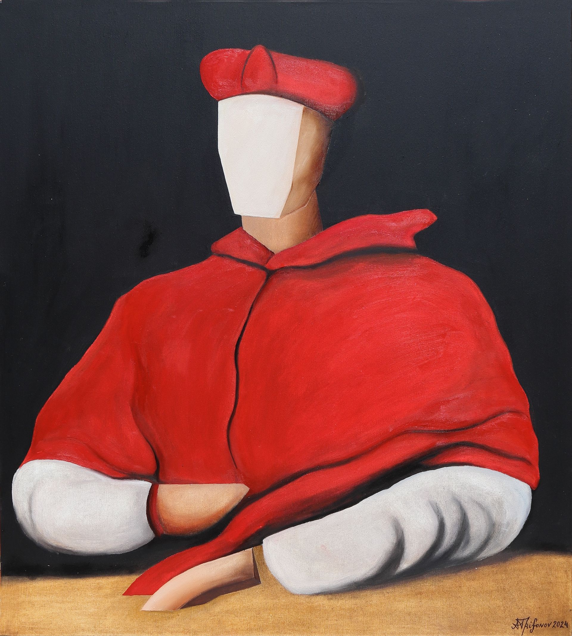 Александр Трифонов (Картина, живопись - 
                  90 x 100 см) Кардинал