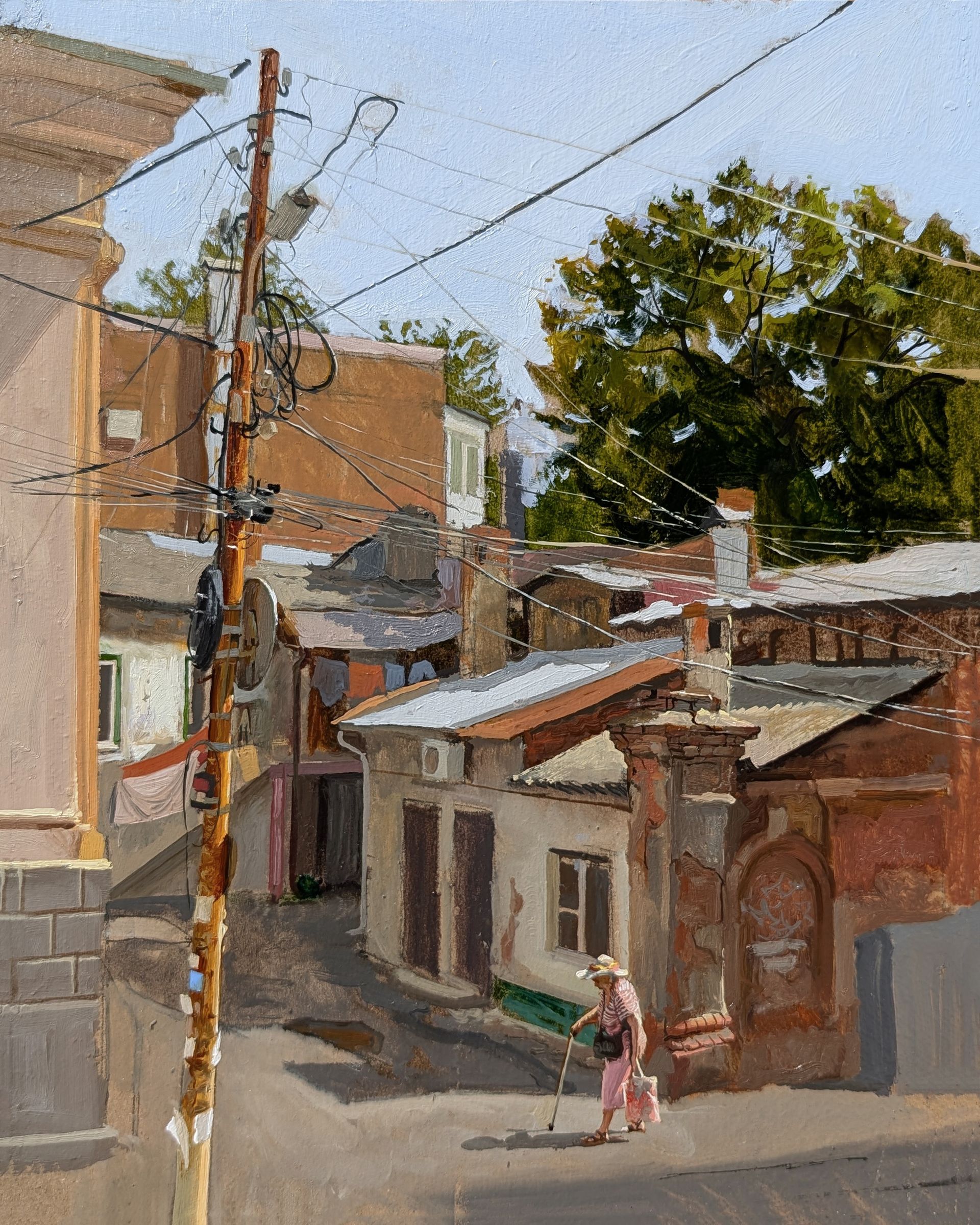 Михаил Псюрников (Авторская графика - 
                  24 x 30 см) Нахичеванский дворик