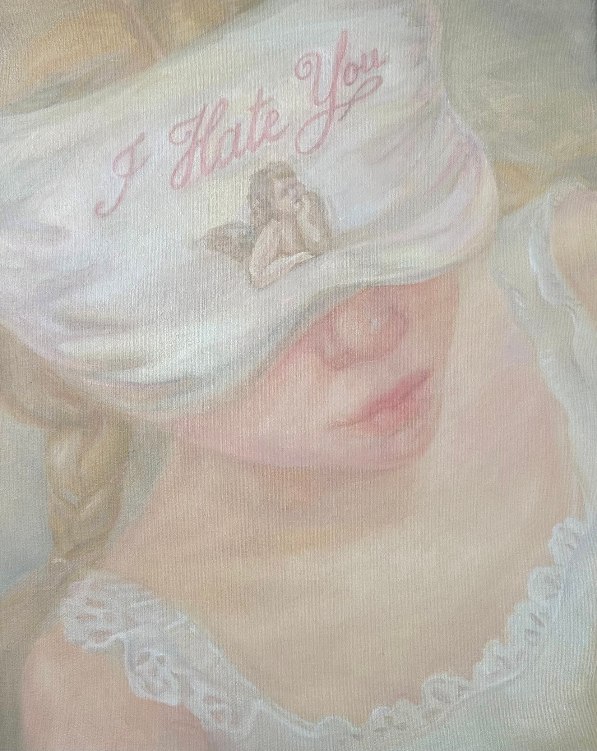 Ева Гец (Картина, живопись - 
                  40 x 50 см) Девочка-мечта должна жить в мире грез