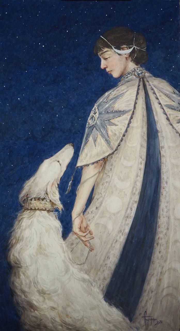 Дарья Григорова (Картина, живопись - 
                  65 x 120 см) Ночь