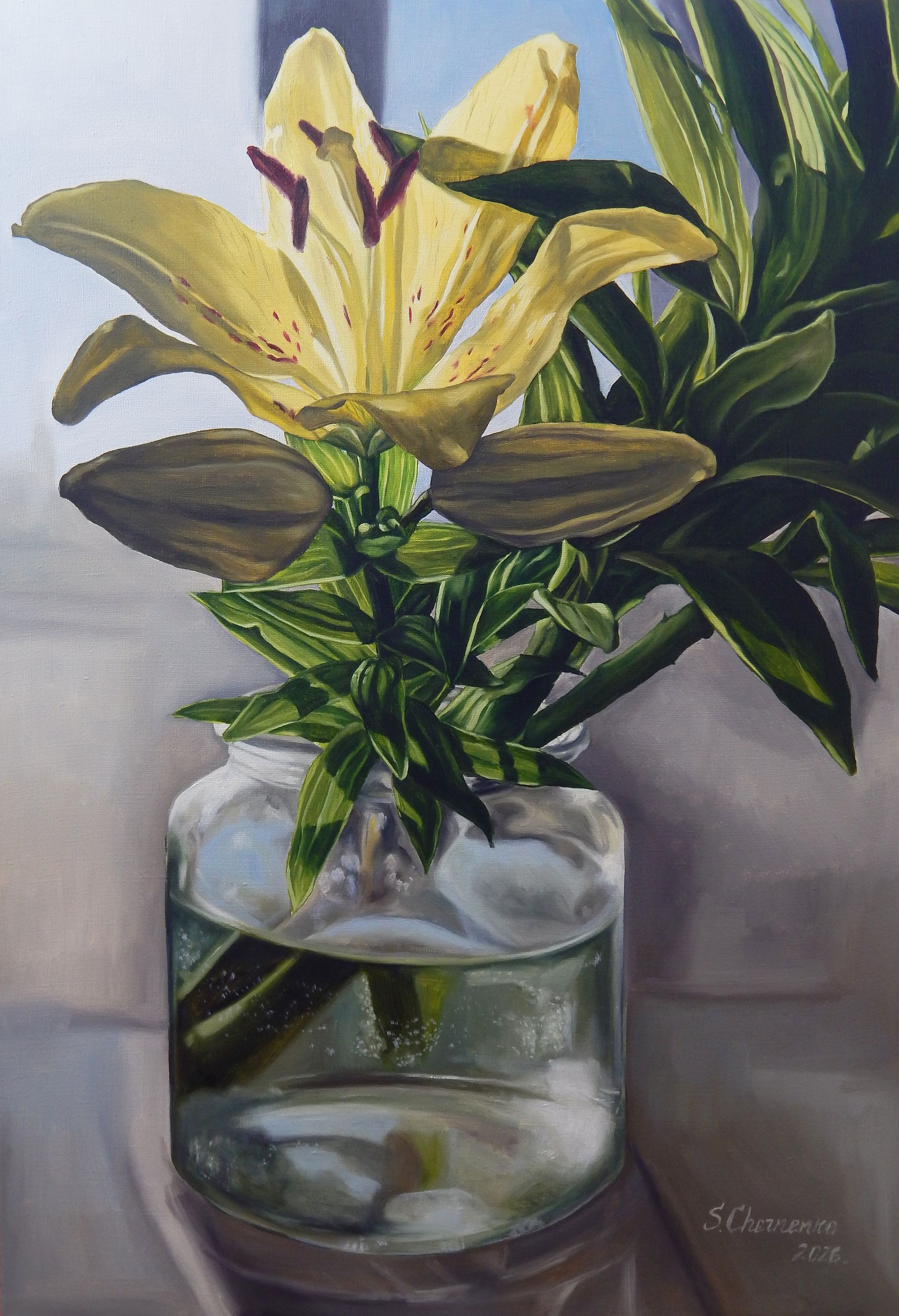 Светлана Черненко (Картина, живопись - 
                  60 x 90 см) У окна