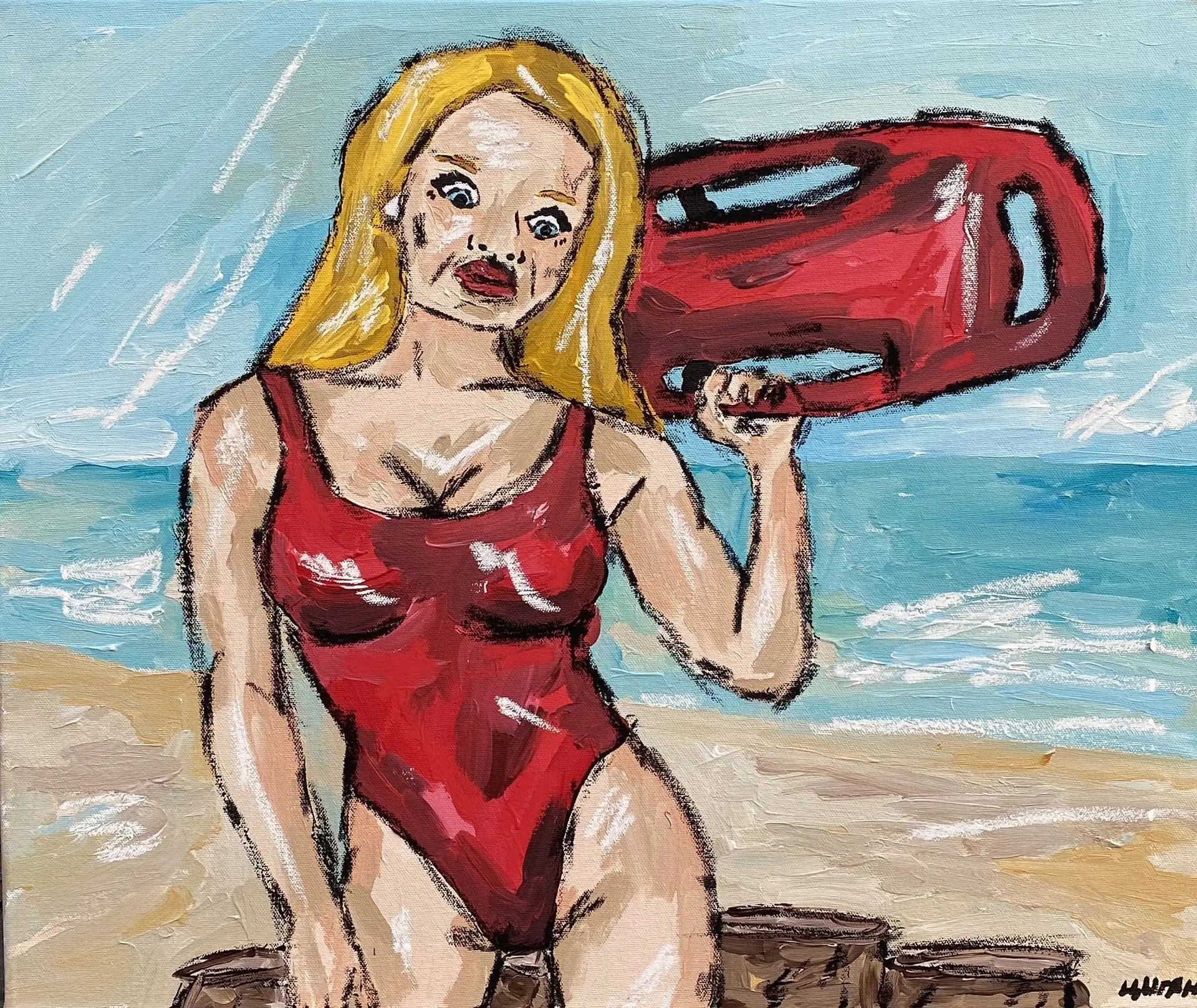 Вова Цыган (Картина, живопись - 
                  60 x 50 см) Пусть мосты, что я сжигаю, освещают мой путь