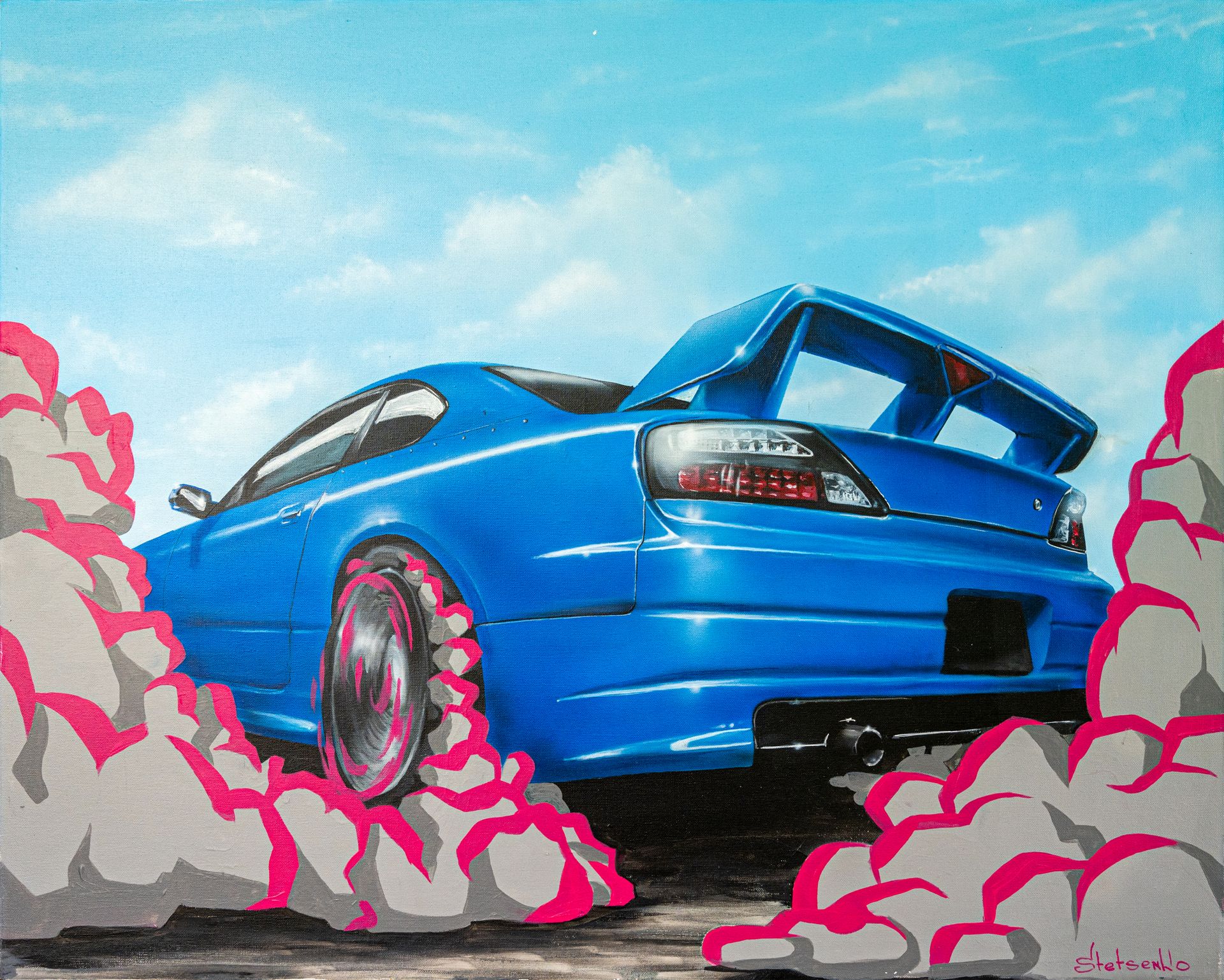 Сергей Стеценко (Картина, живопись - 
                  100 x 90 см) drift silvia