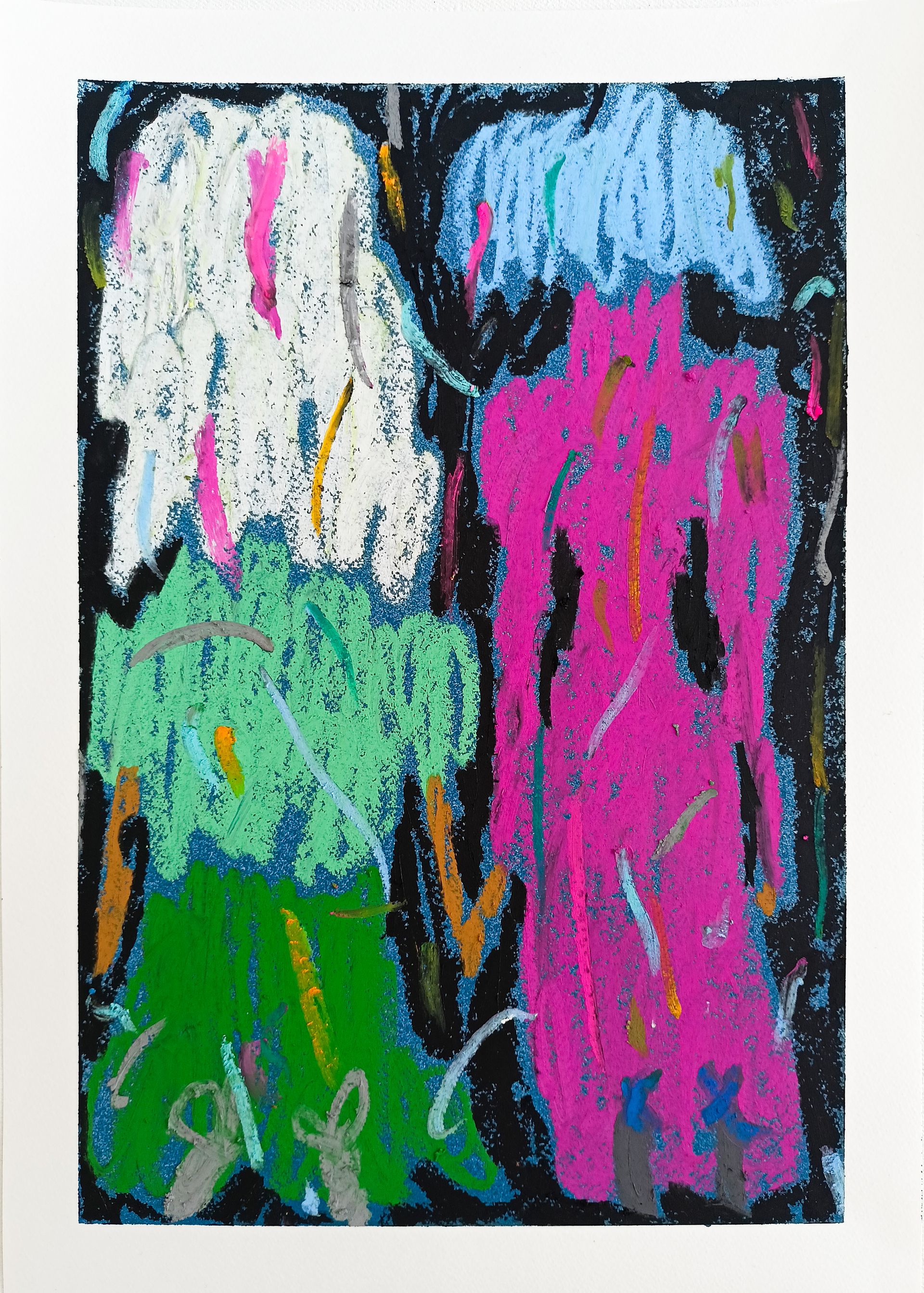Дарья Растунина (Авторская графика - 
                  29 x 42 см) Без названия