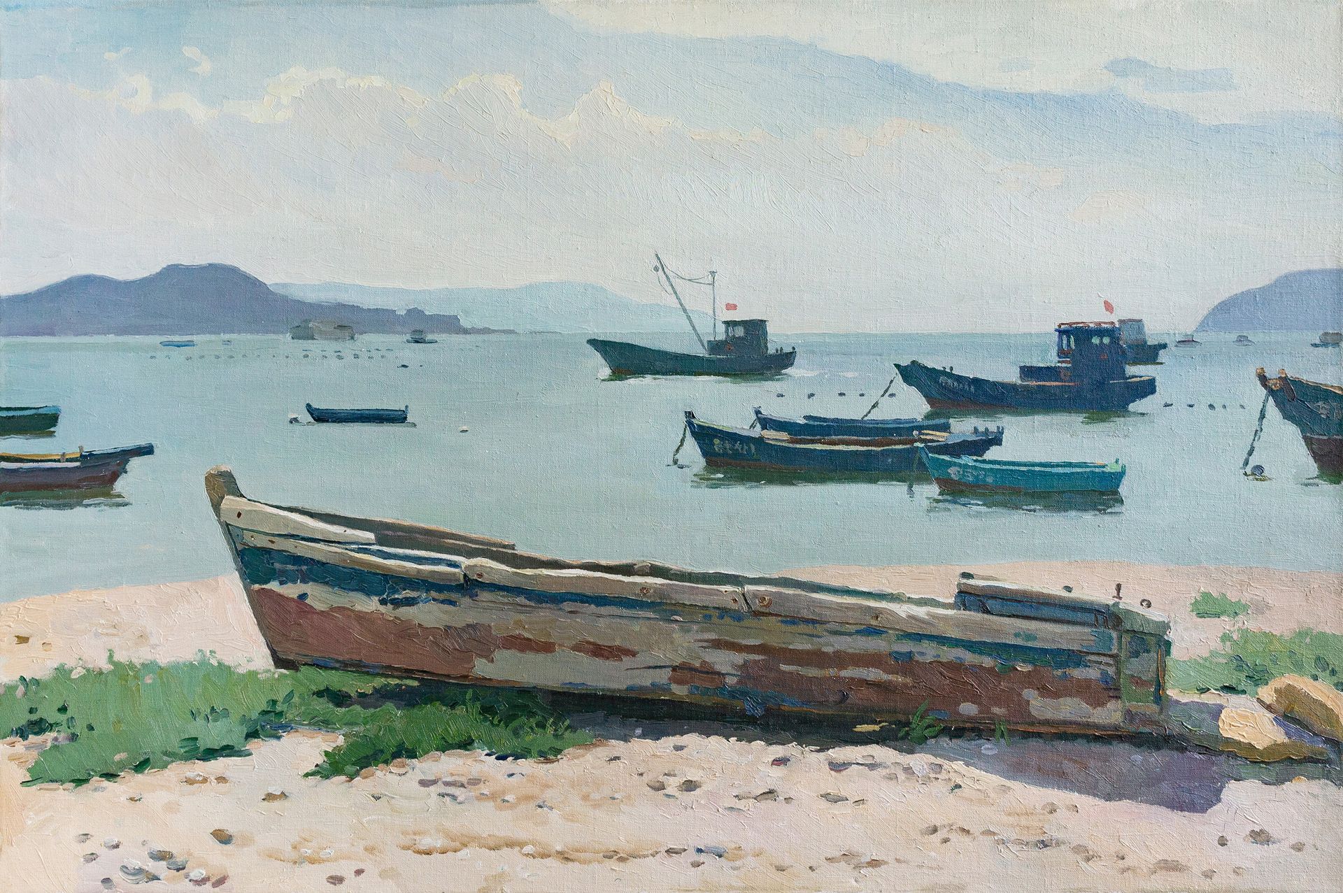 Николай Водолазский (Картина, живопись - 
                  90 x 60 см) Тоска по морю