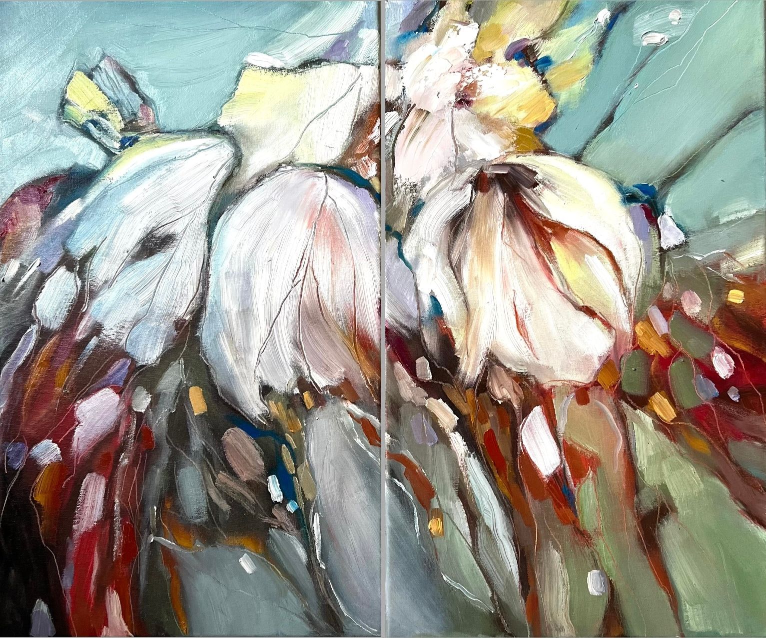 Катерина Яковлева (Картина, живопись - 
                  60 x 50 см) Июль