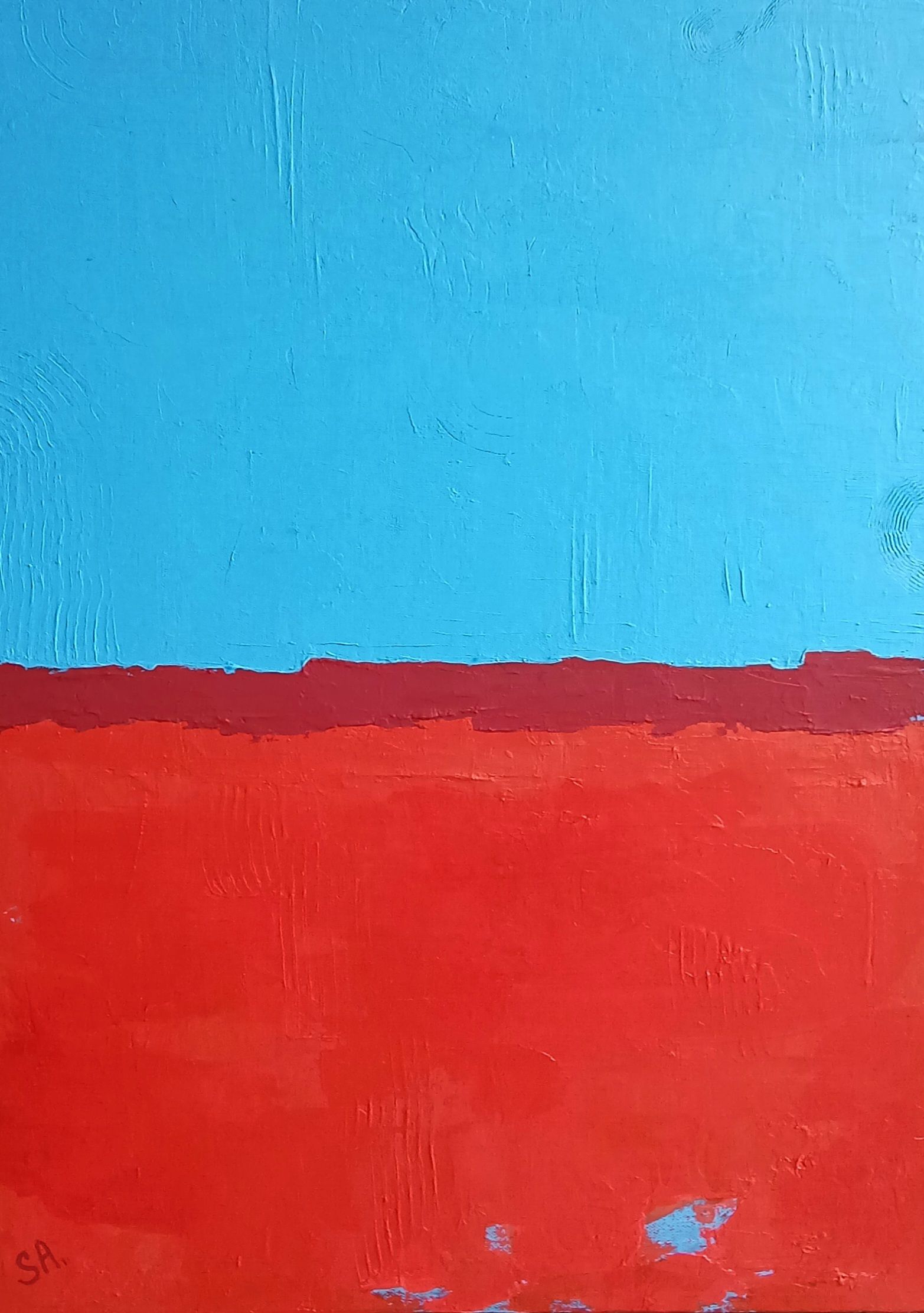 Анастасия Семенцул (Картина, живопись - 
                  50 x 70 см) Контрастные чувства