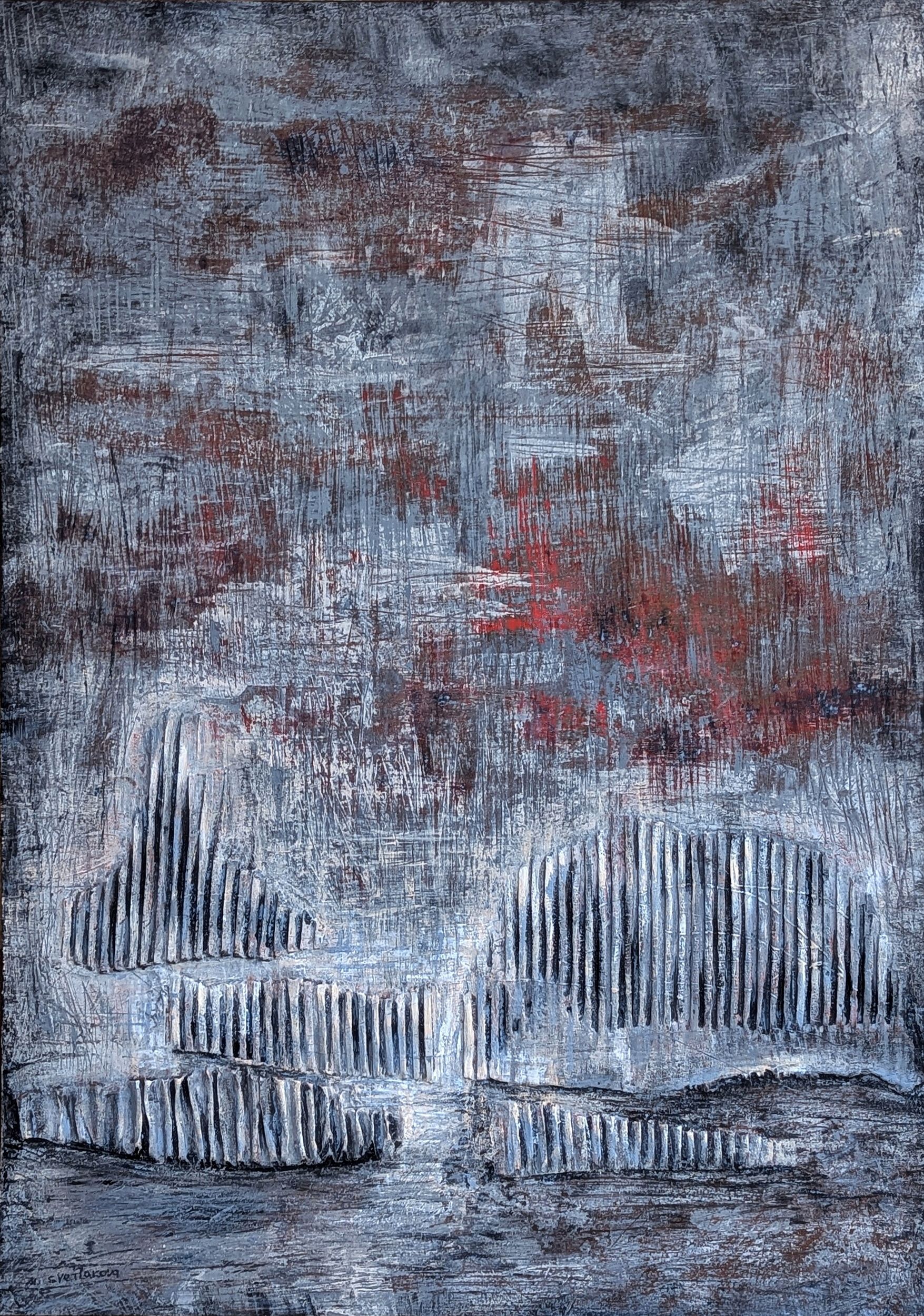 Мария Светлакова (Картина, живопись - 
                  51.3 x 71.2 см) Мираж утра