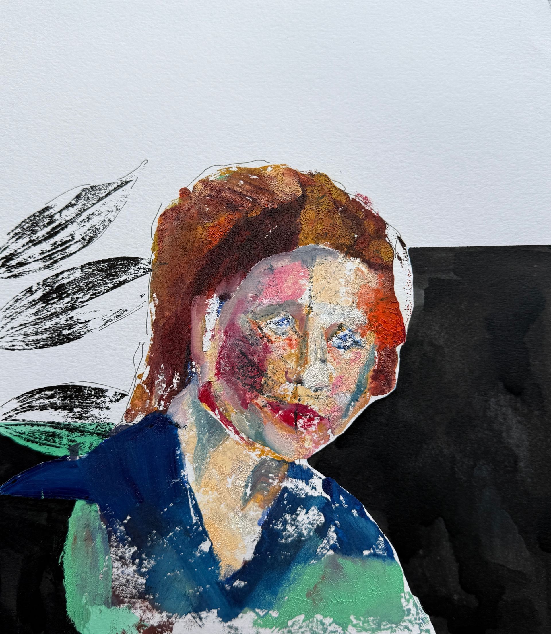 Инна Сумина (Графика печатная - 
                  25.8 x 29.6 см) Это было давно, это было вчера