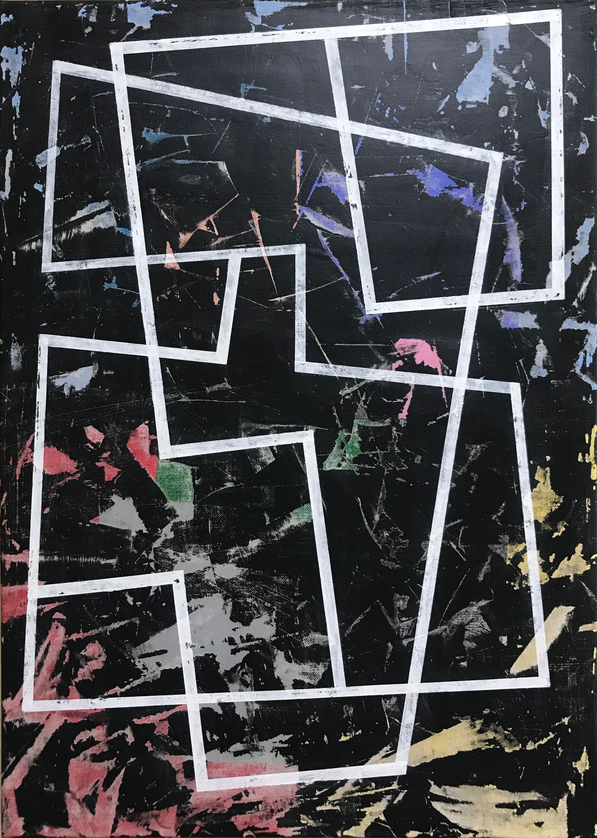 Юрий Ростиславский (Картина, живопись - 
                  50 x 70 см) Grunge 2