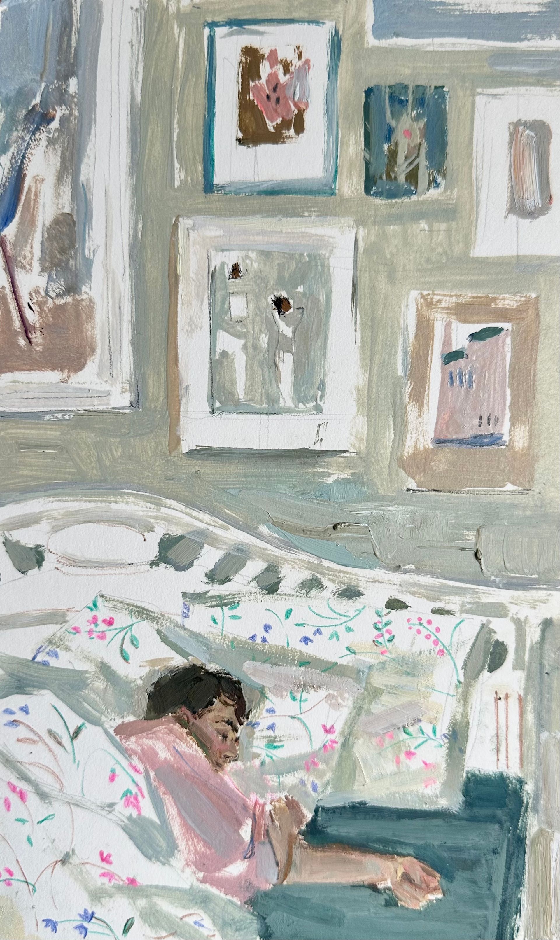 Алина Буглеева (Картина, живопись - 
                  16 x 25 см) nap